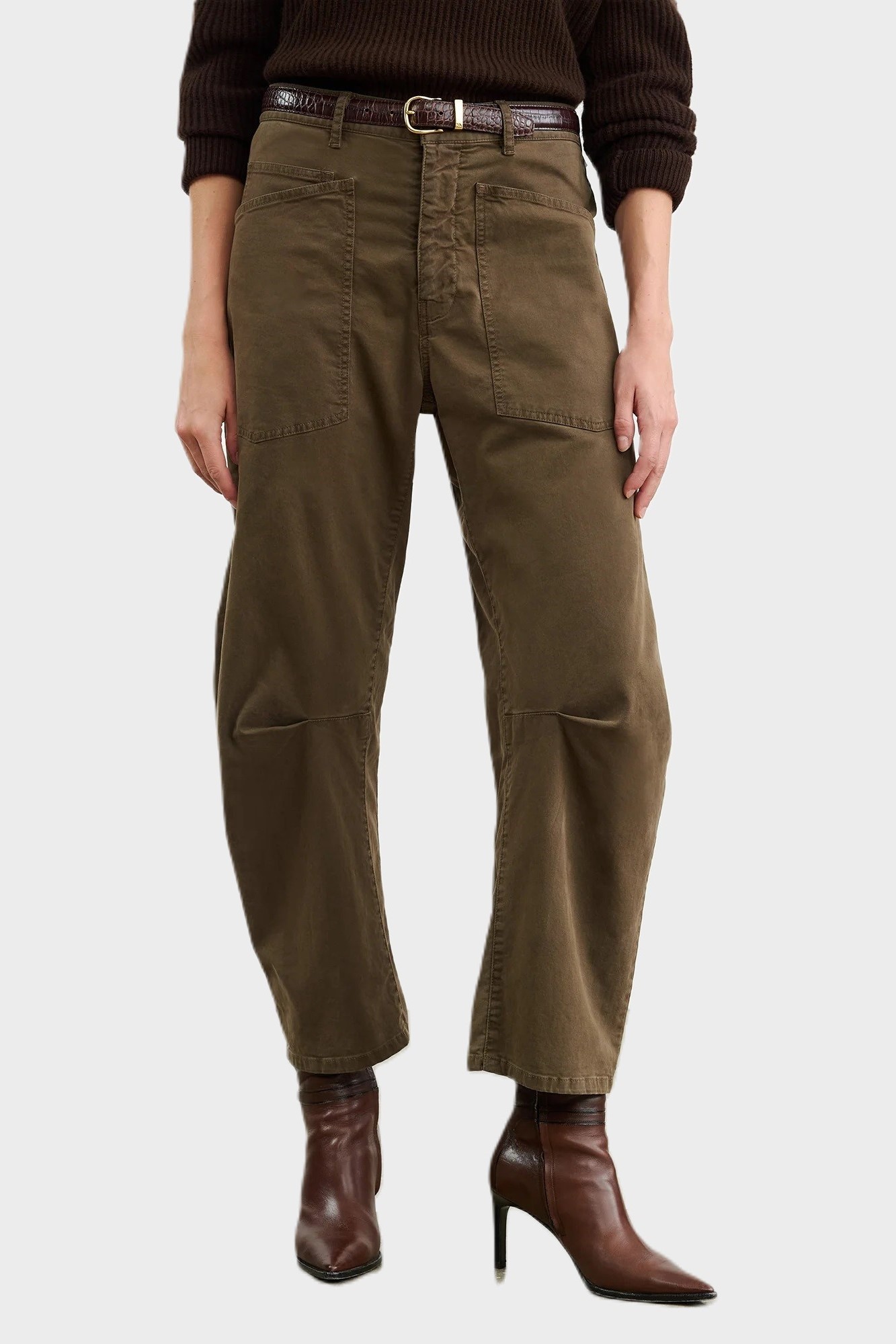 NILI LOTAN Shon Pant in Wood