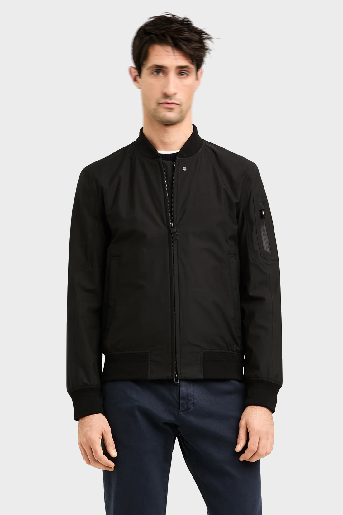 G-LAB Motion II Nano Cotton Bomber Jacket in Black