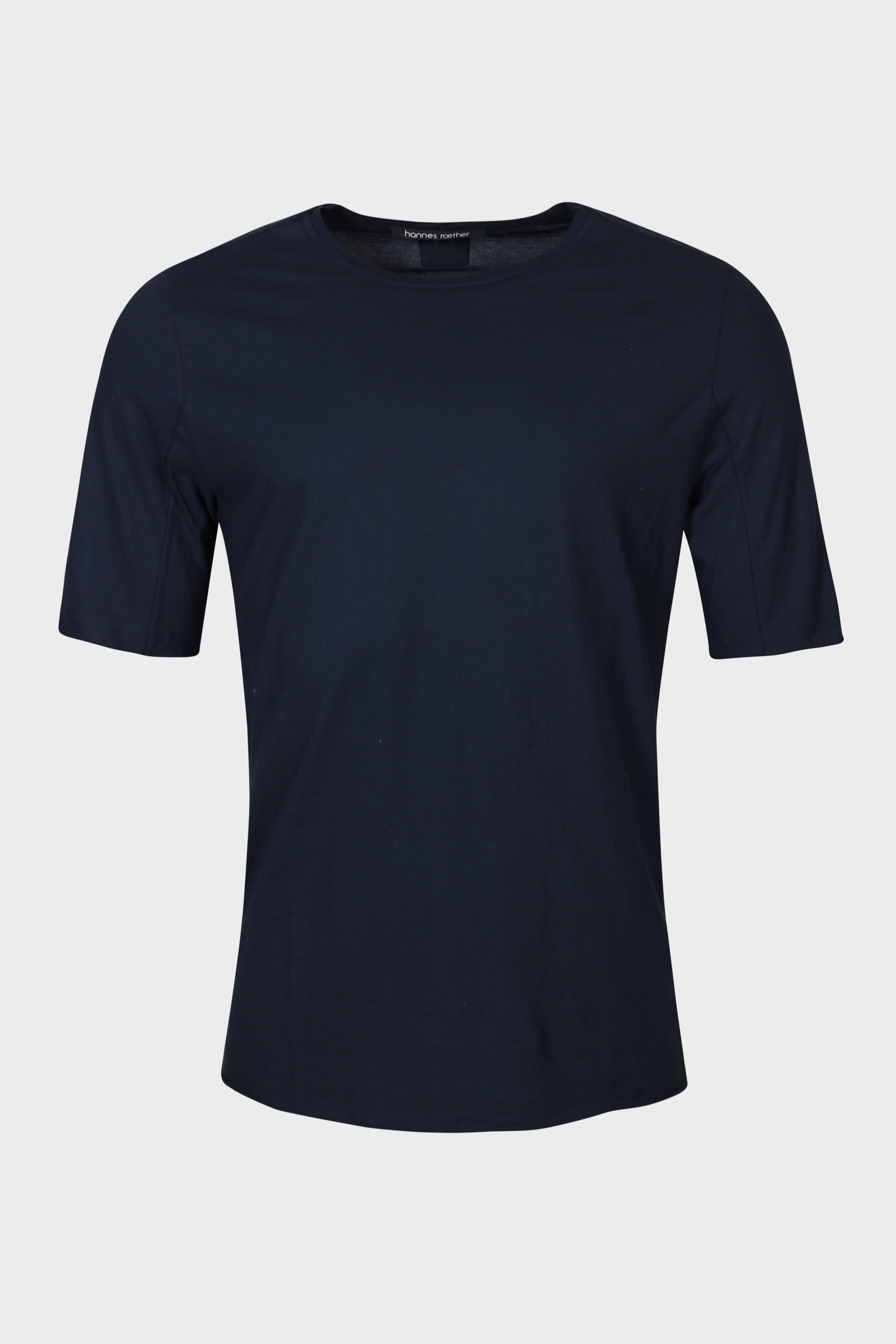 HANNES ROETHER T-Shirt in Navy Blue