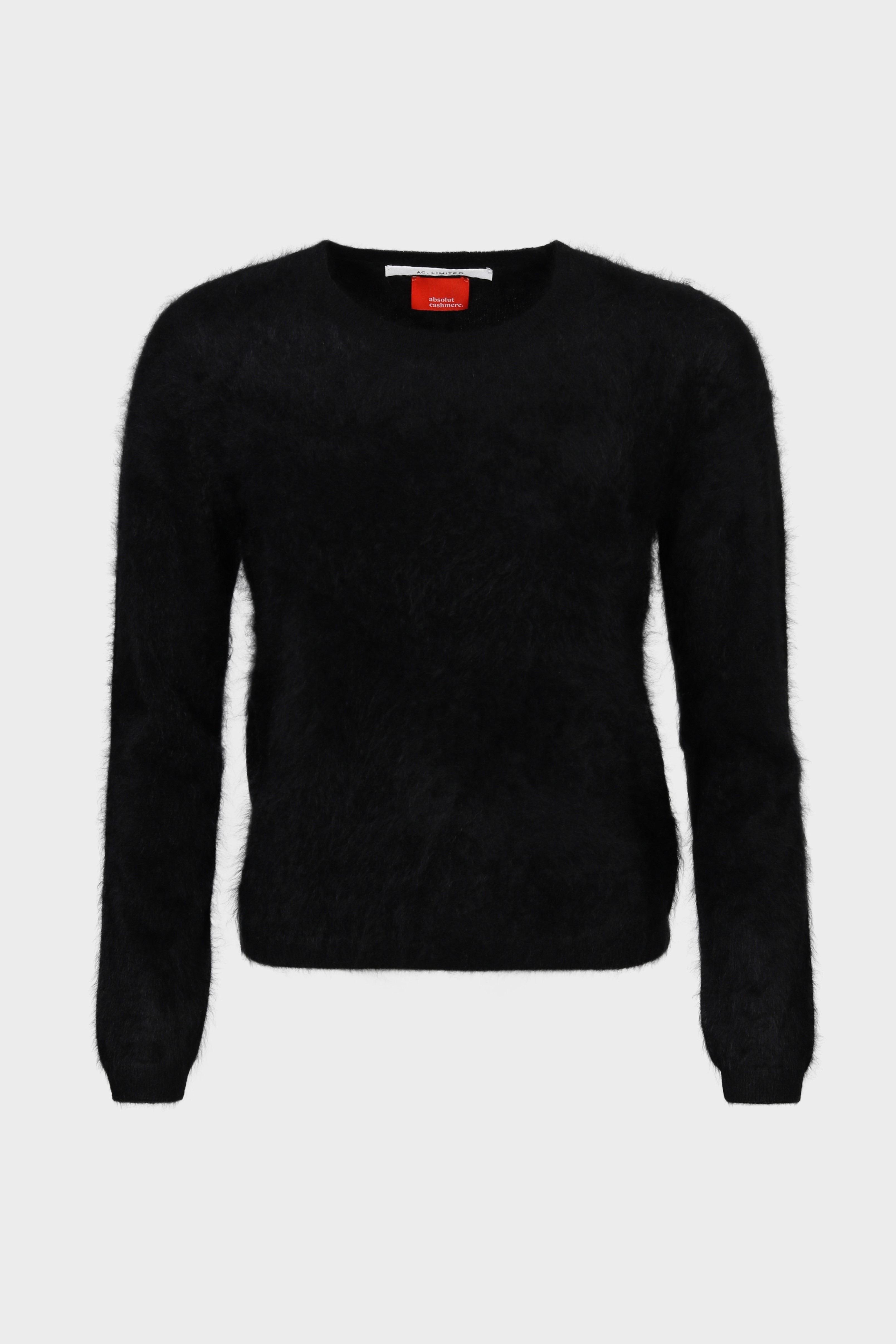 ABSOLUT CASHMERE Clare Brushed Cashmere Sweater in Black