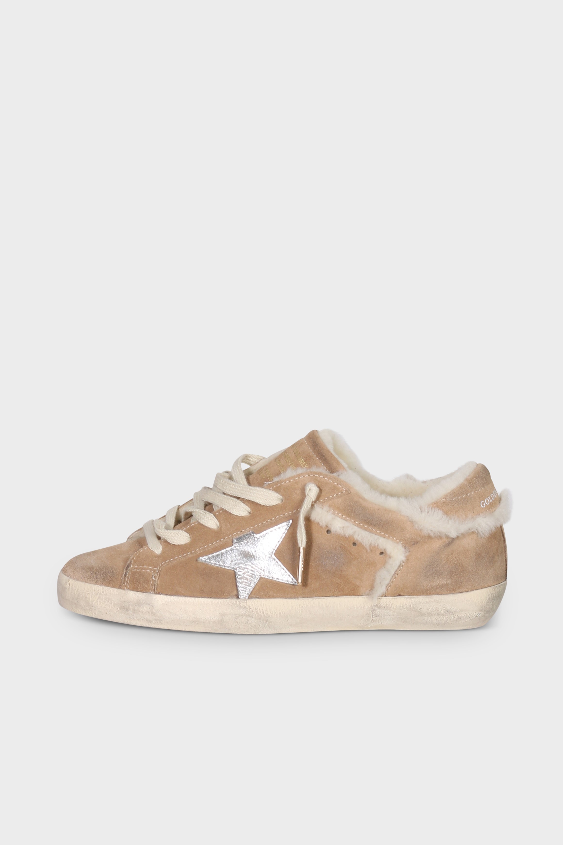 GOLDEN GOOSE Superstar Fur in Tobacco