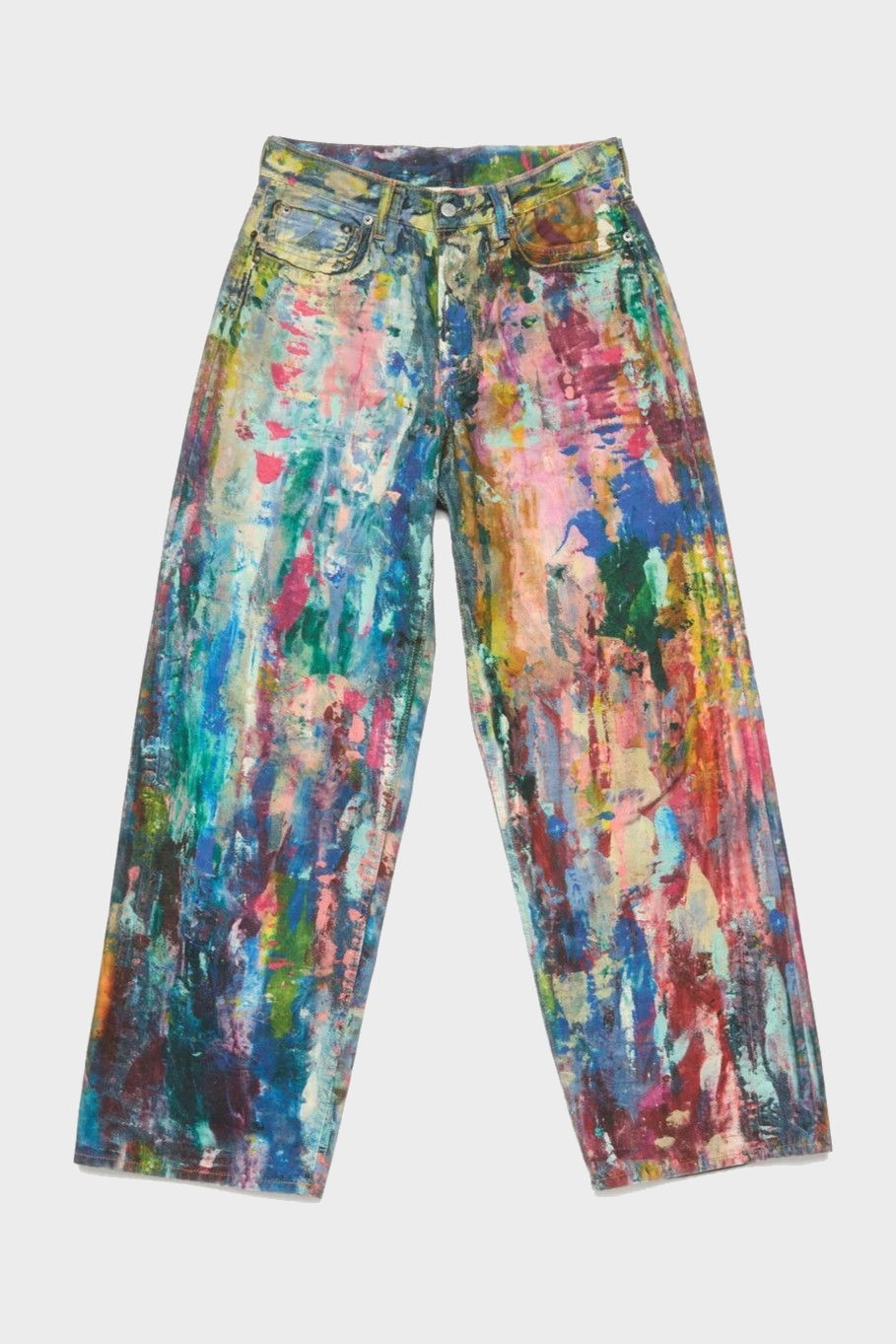 ACNE STUDIOS 1981F Baggy Fit Jeans in Multicolor