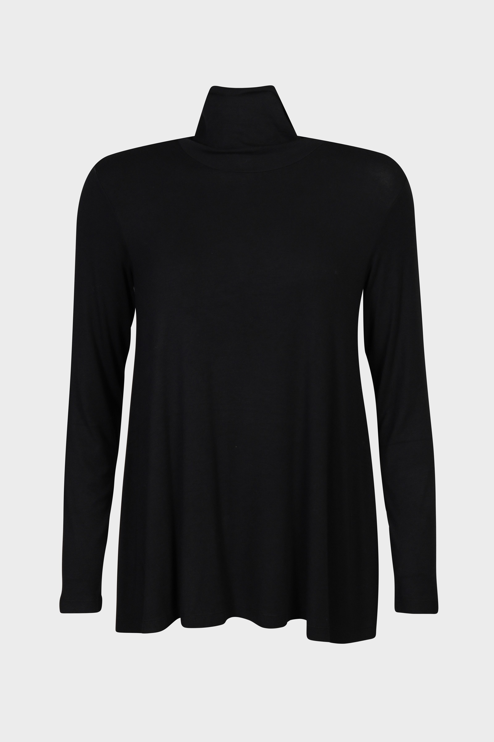 TRANSIT PAR SUCH Extremly Soft Turtle Longsleeve in Black