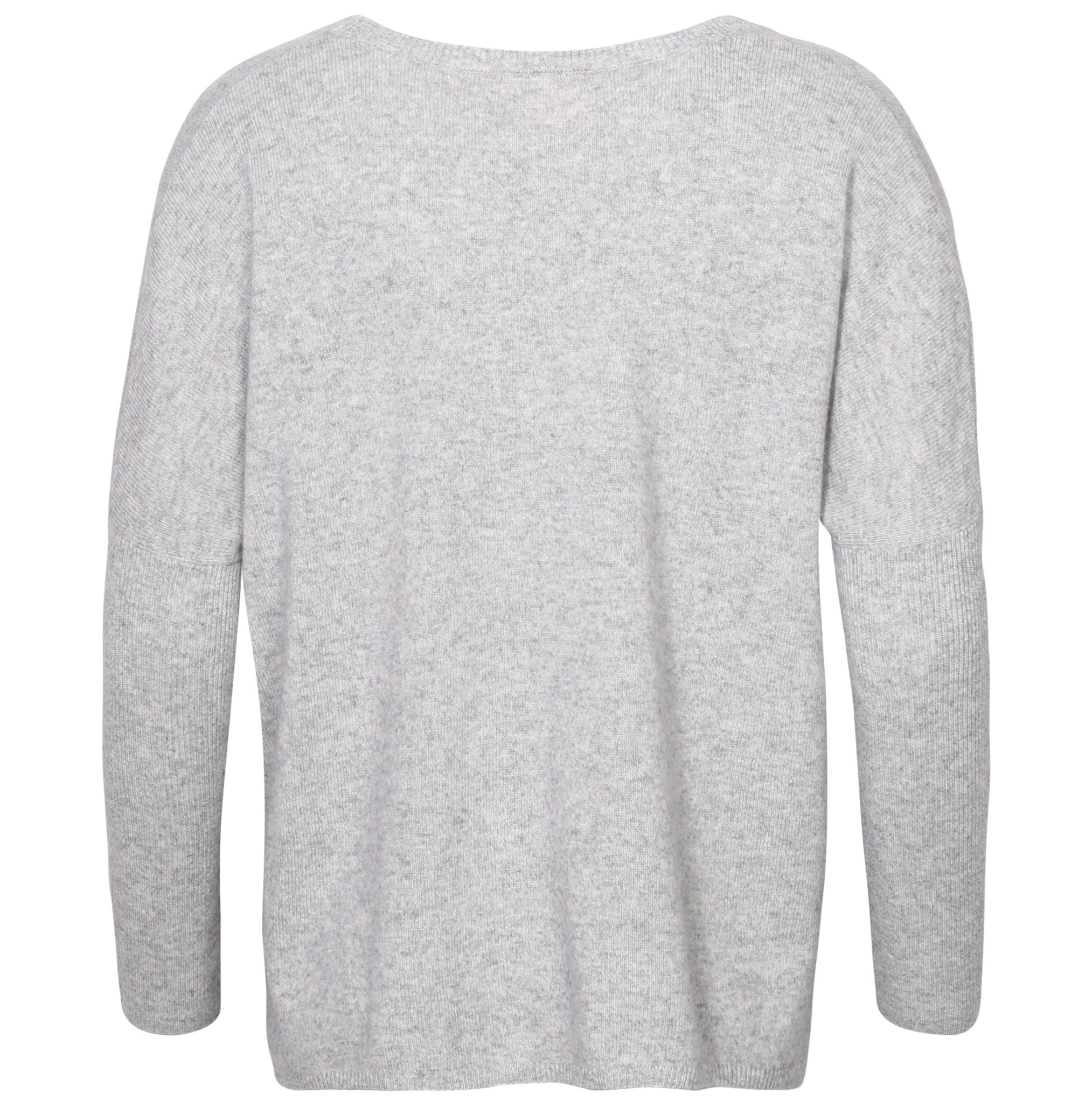 ABSOLUT CASHMERE Poncho Sweater Astrid in Grey Melange