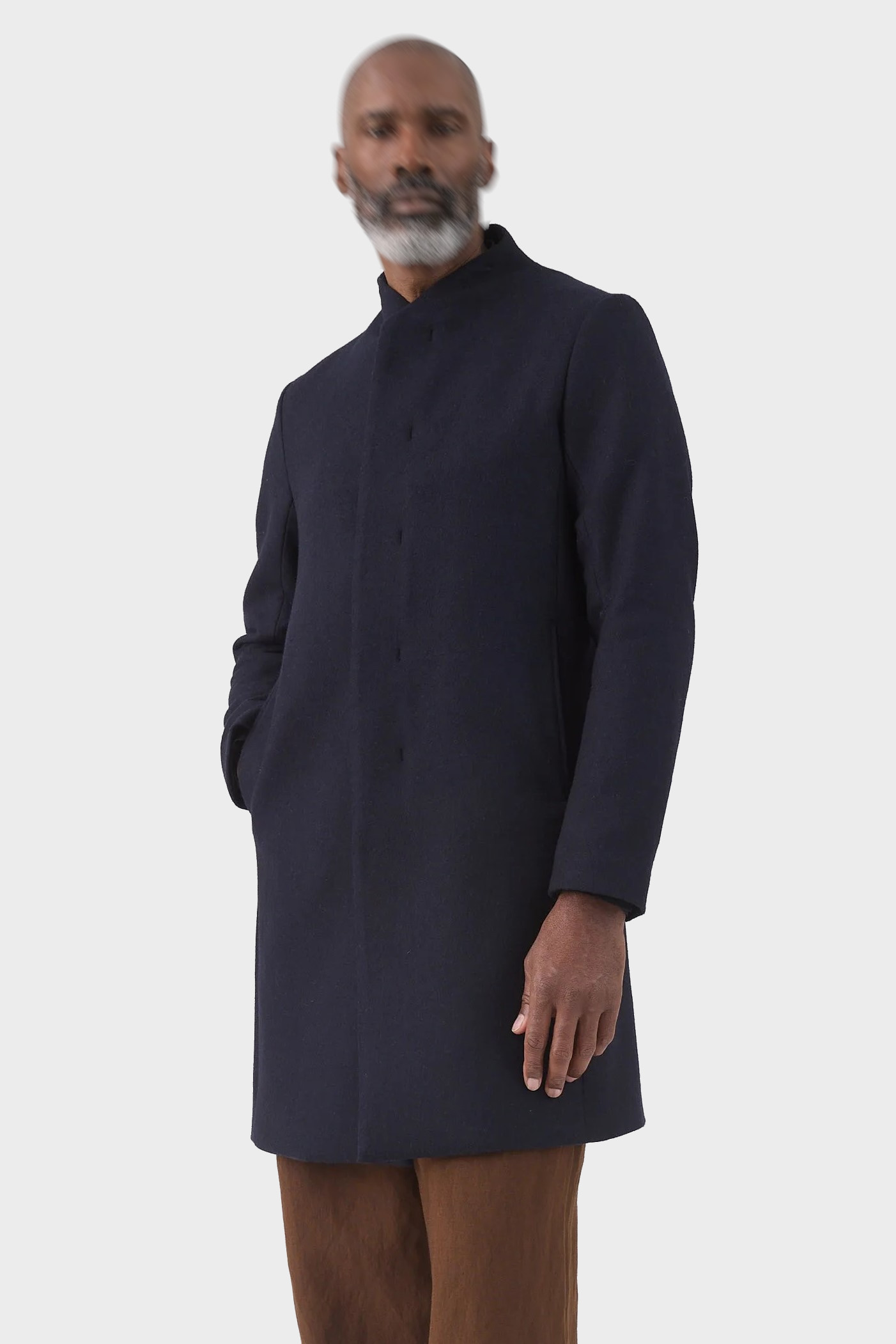 HANNIBAL. Coat Ramah in Navy