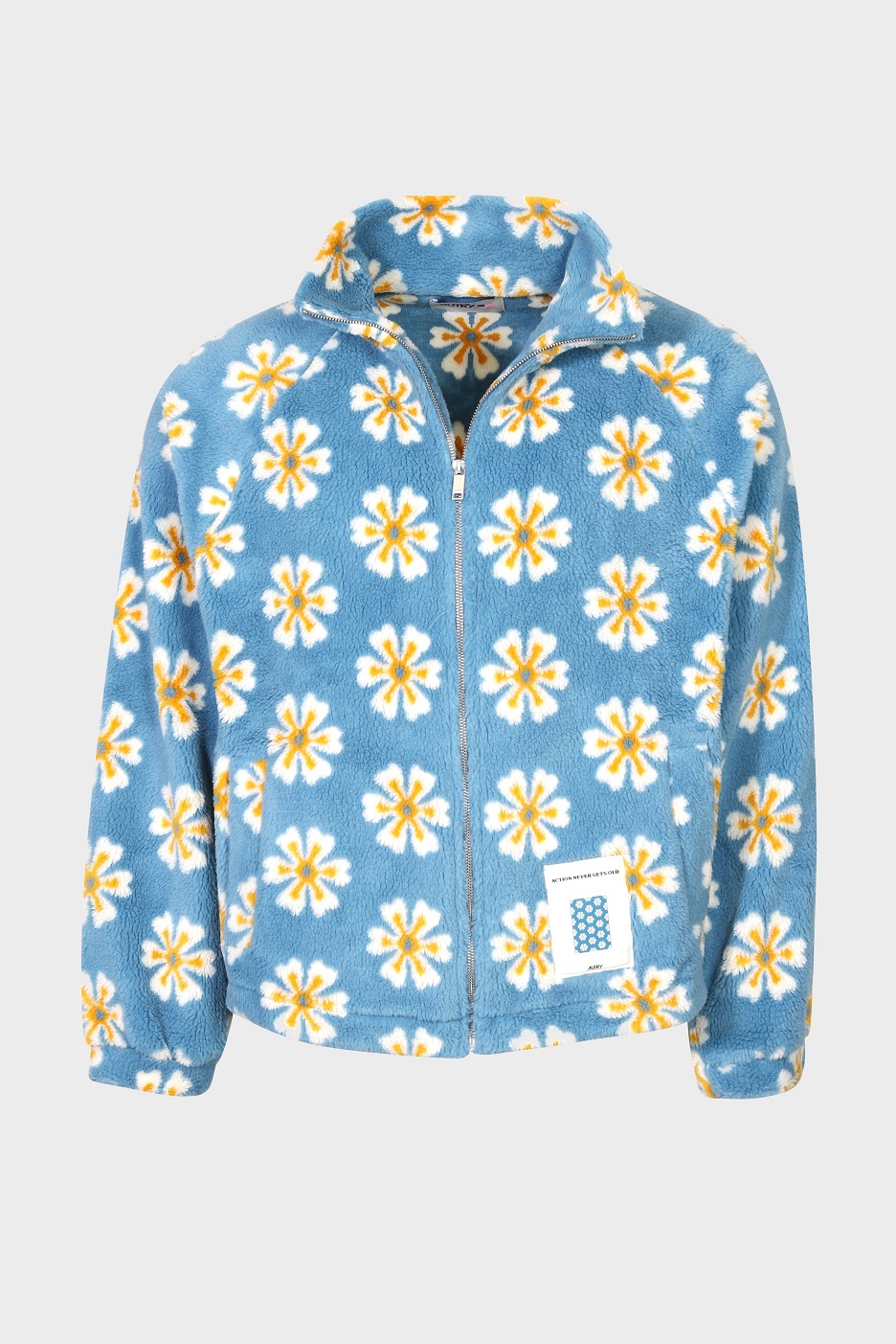 AUTRY ACTION SHOES Teddy Jacket in Blue/Flowers