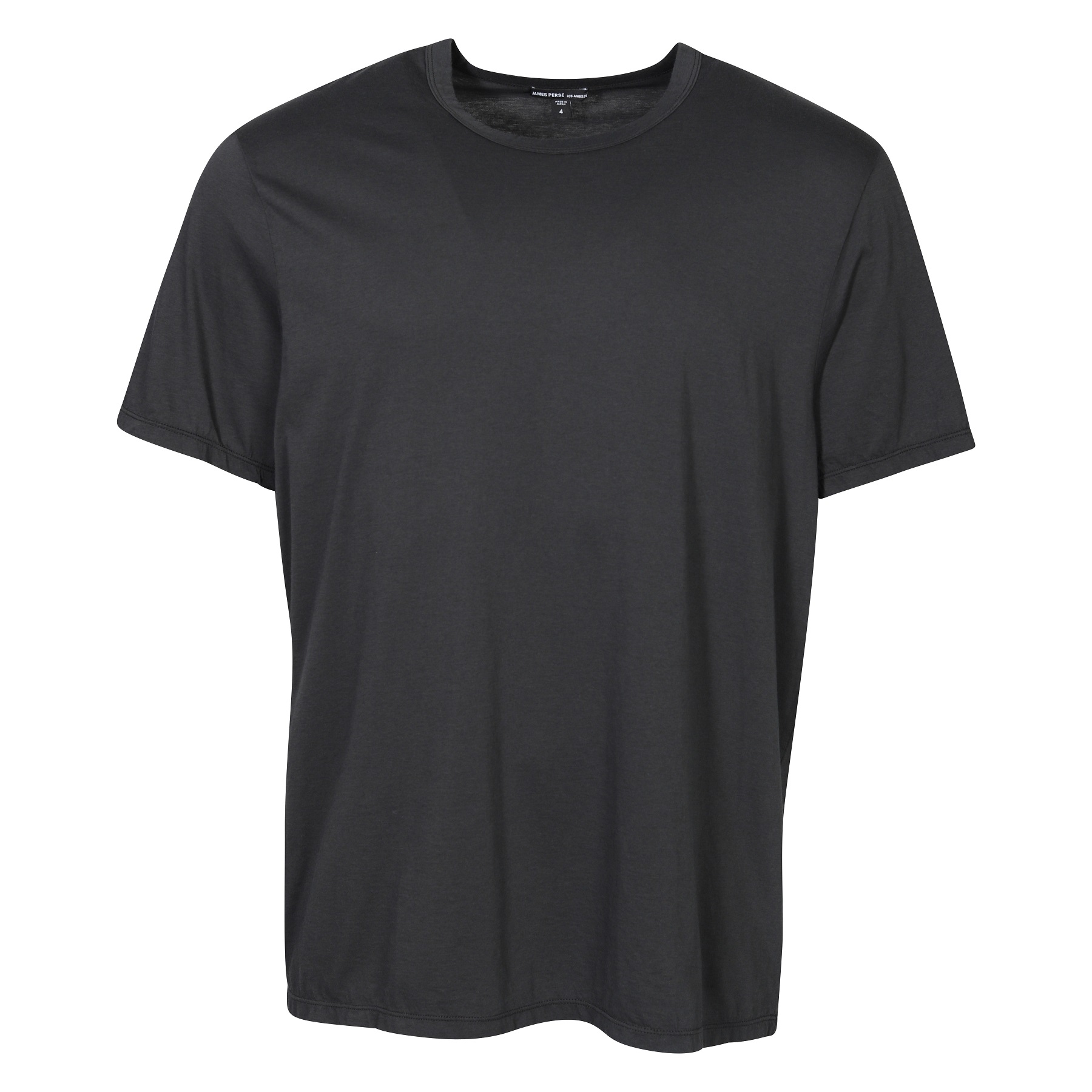 James Perse Elevated Lotus Jersey T-Shirt in Carbon 1/S