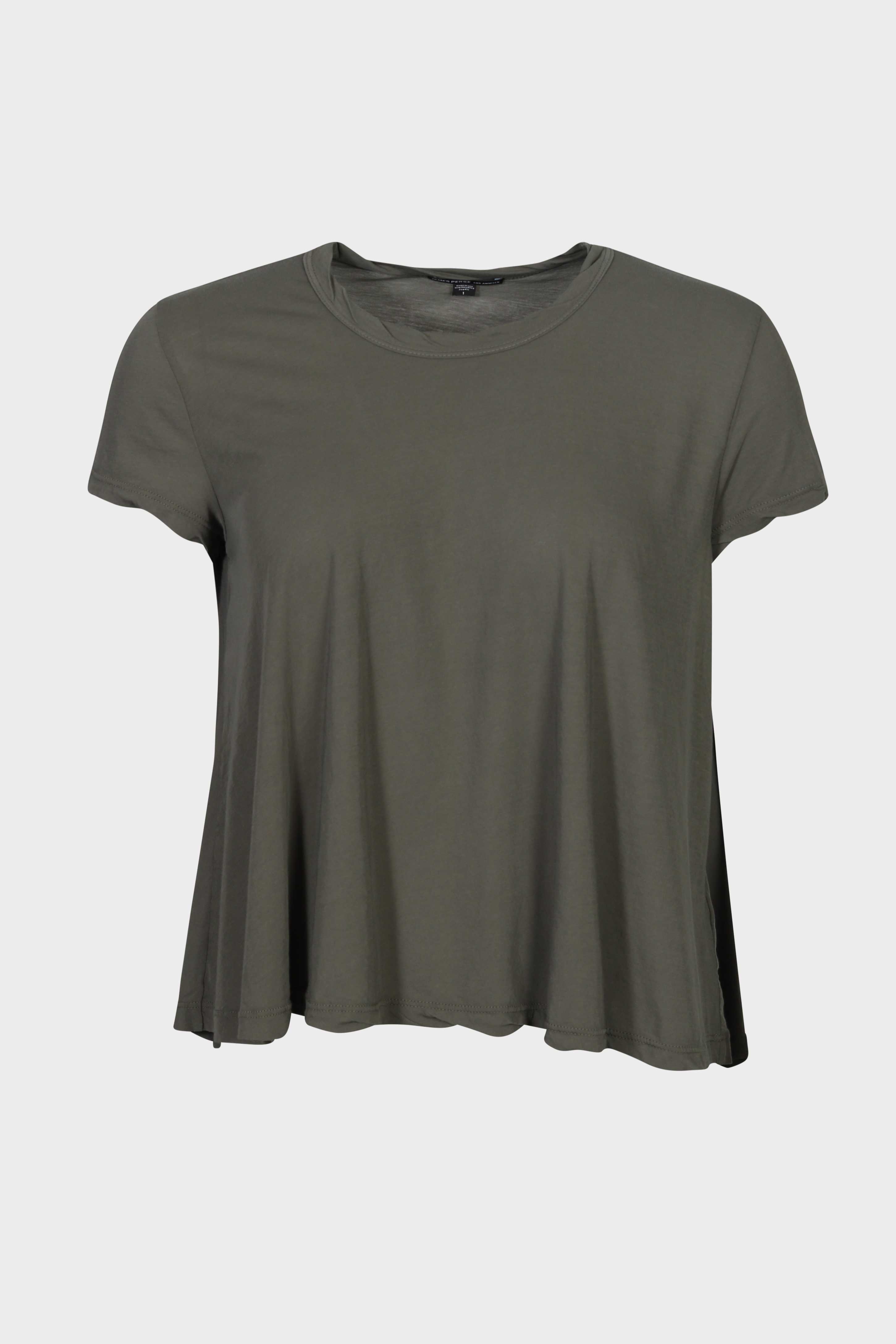 JAMES PERSE High Gauge A-Line T-Shirt in Olive