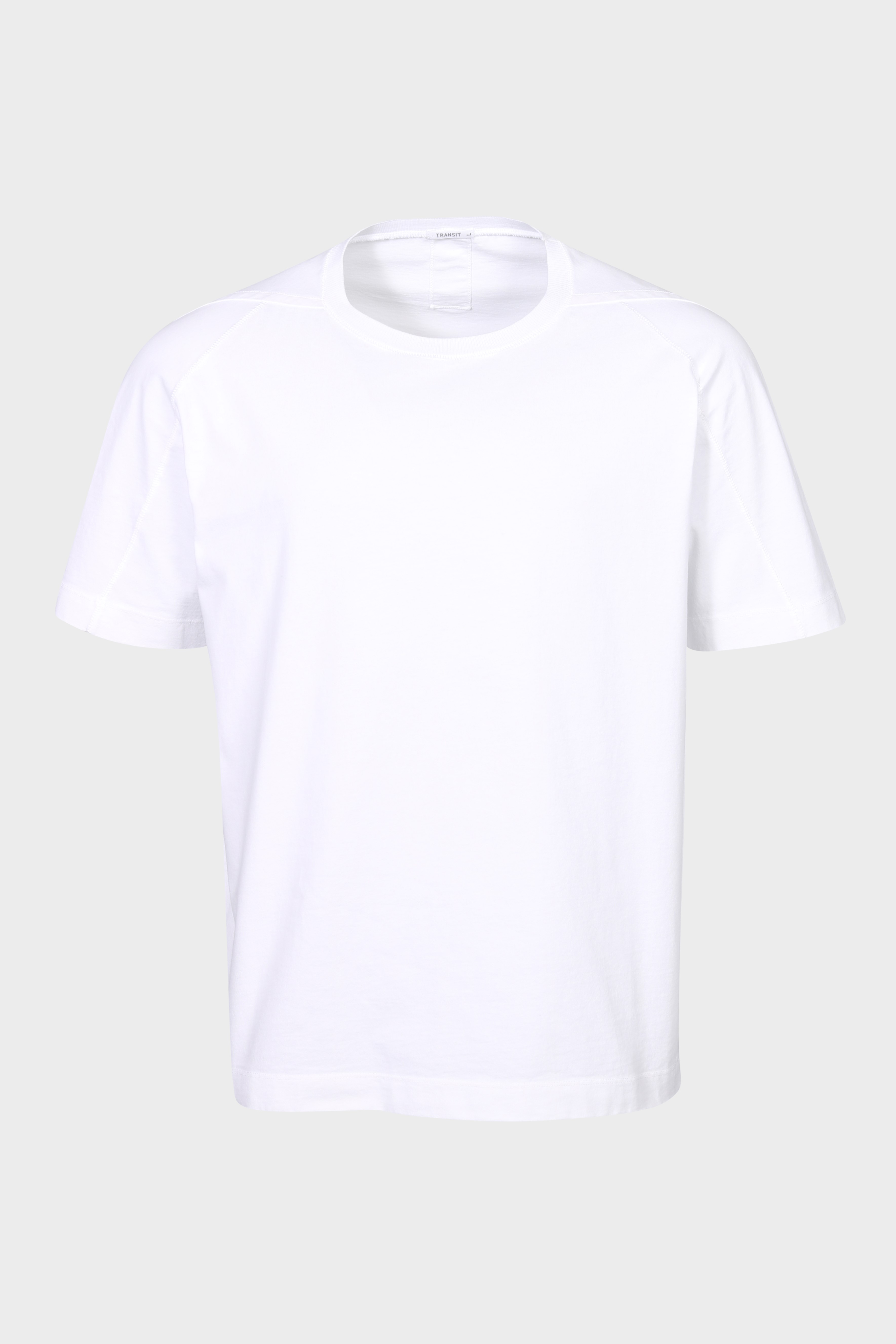 TRANSIT UOMO Heavy Cotton T-Shirt in Optical White