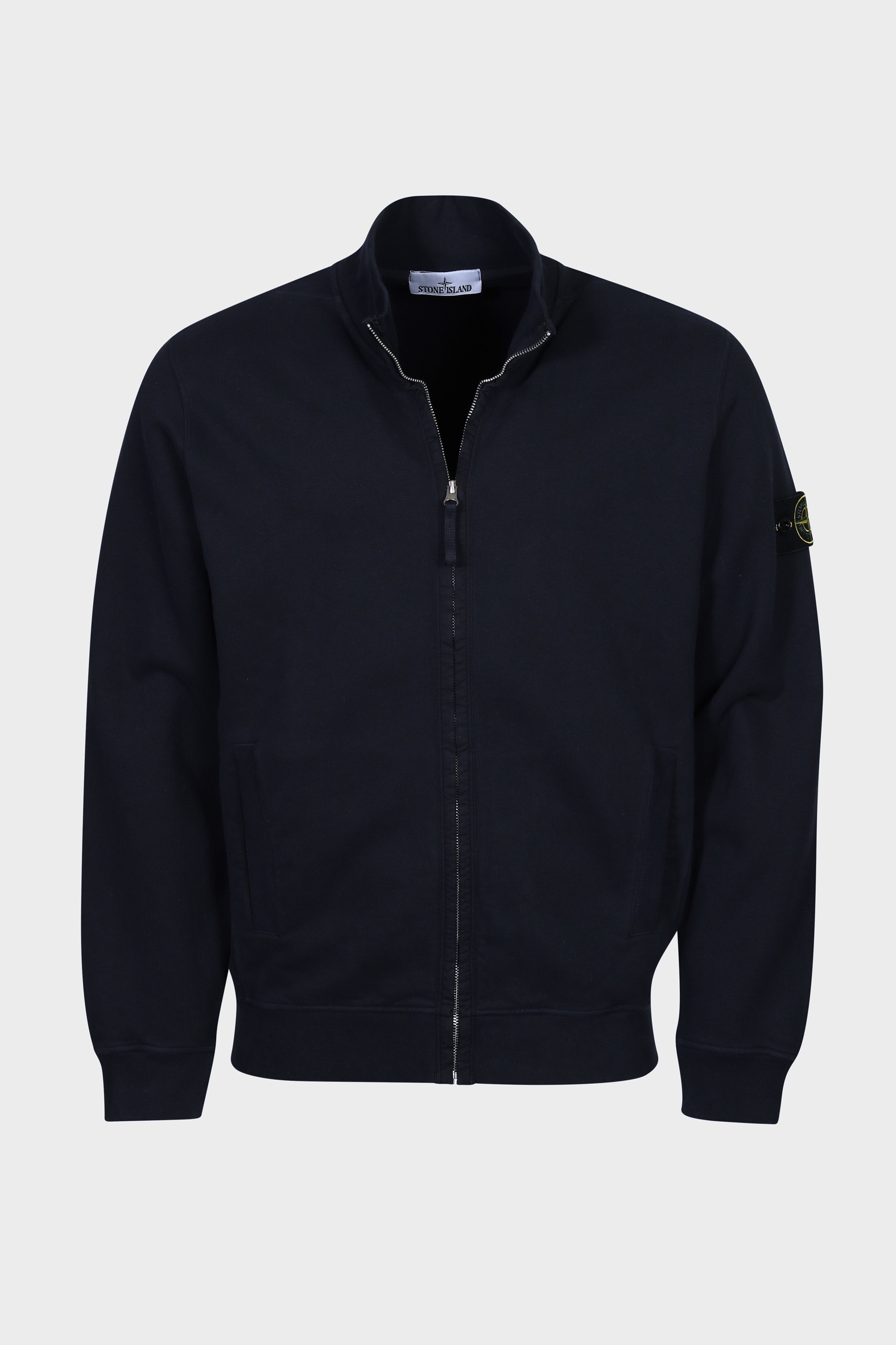 STONE ISLAND Zip Sweatshirt in Navy