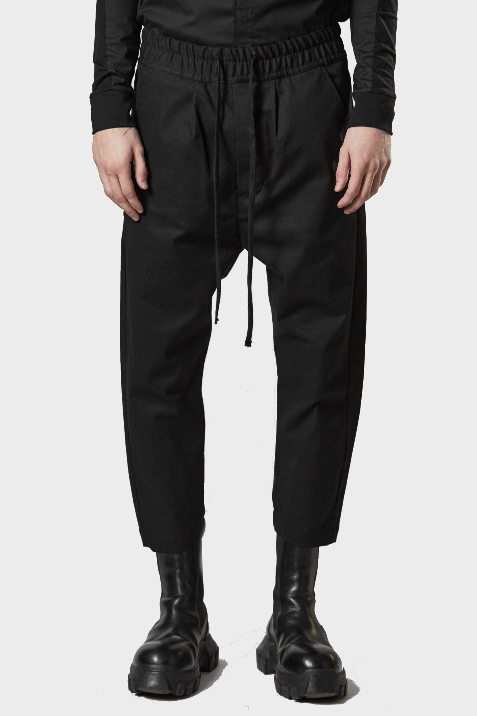 THOM KROM Cotton Stretch Pant in Black