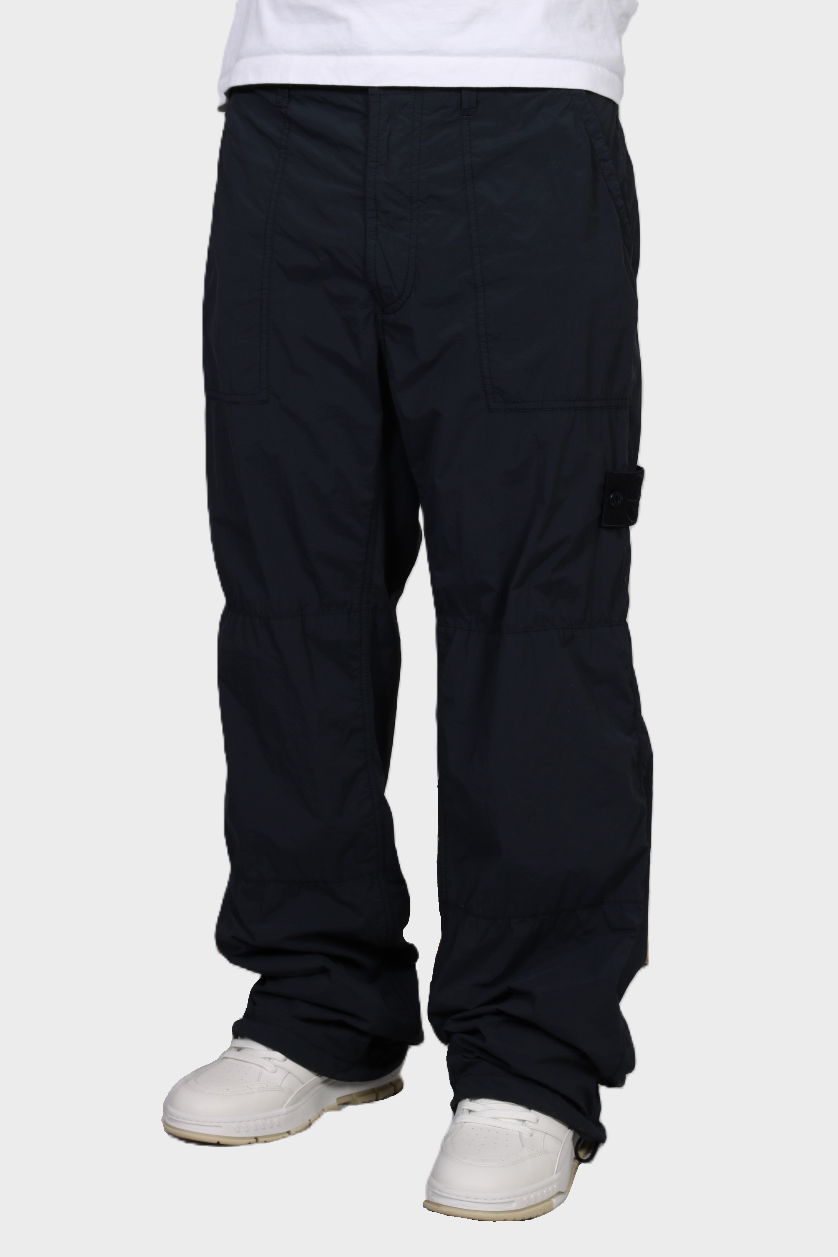 STONE ISLAND GHOST Nylon Pant in Navy