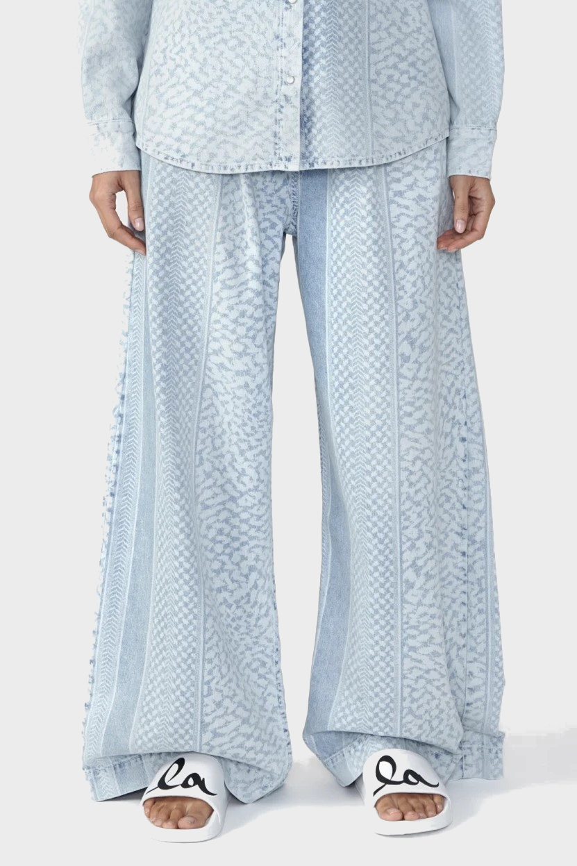 LALA BERLIN Pants Pablo Denim Light Blue