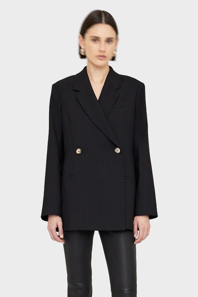 ANINE BING Kaia Blazer in Black