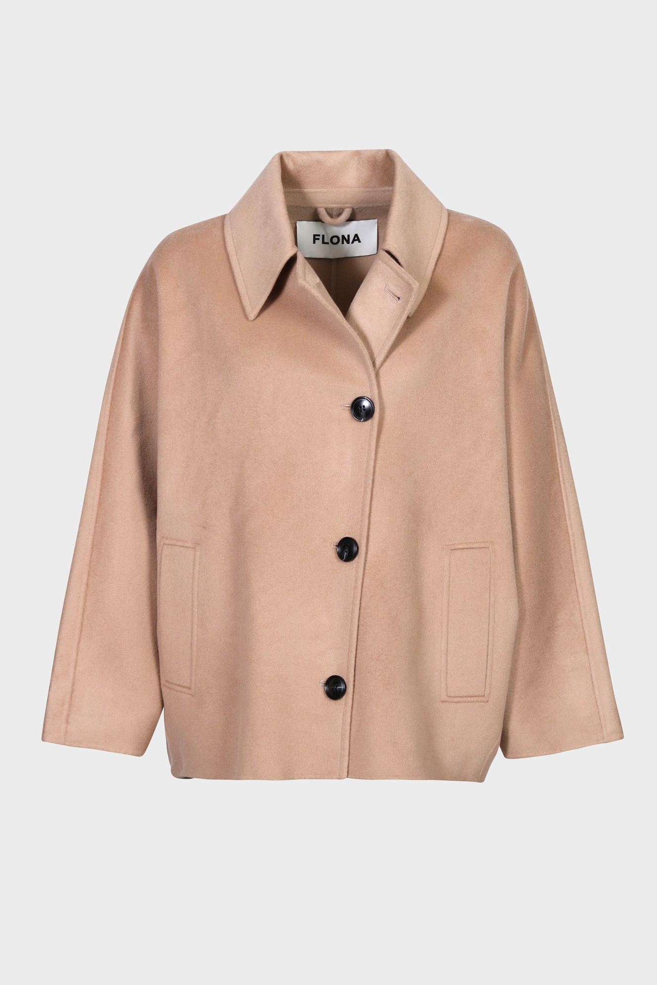 FLONA Wool/Cashmere Jacket in Camel