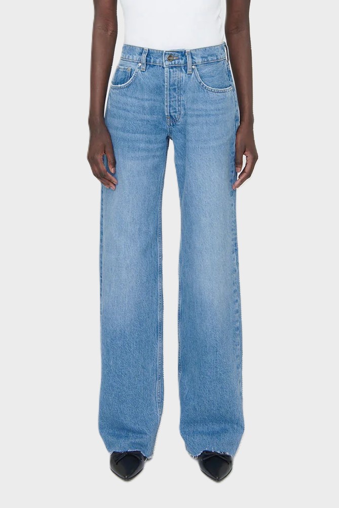 ANINE BING Hugh Jeans in Panama Blue