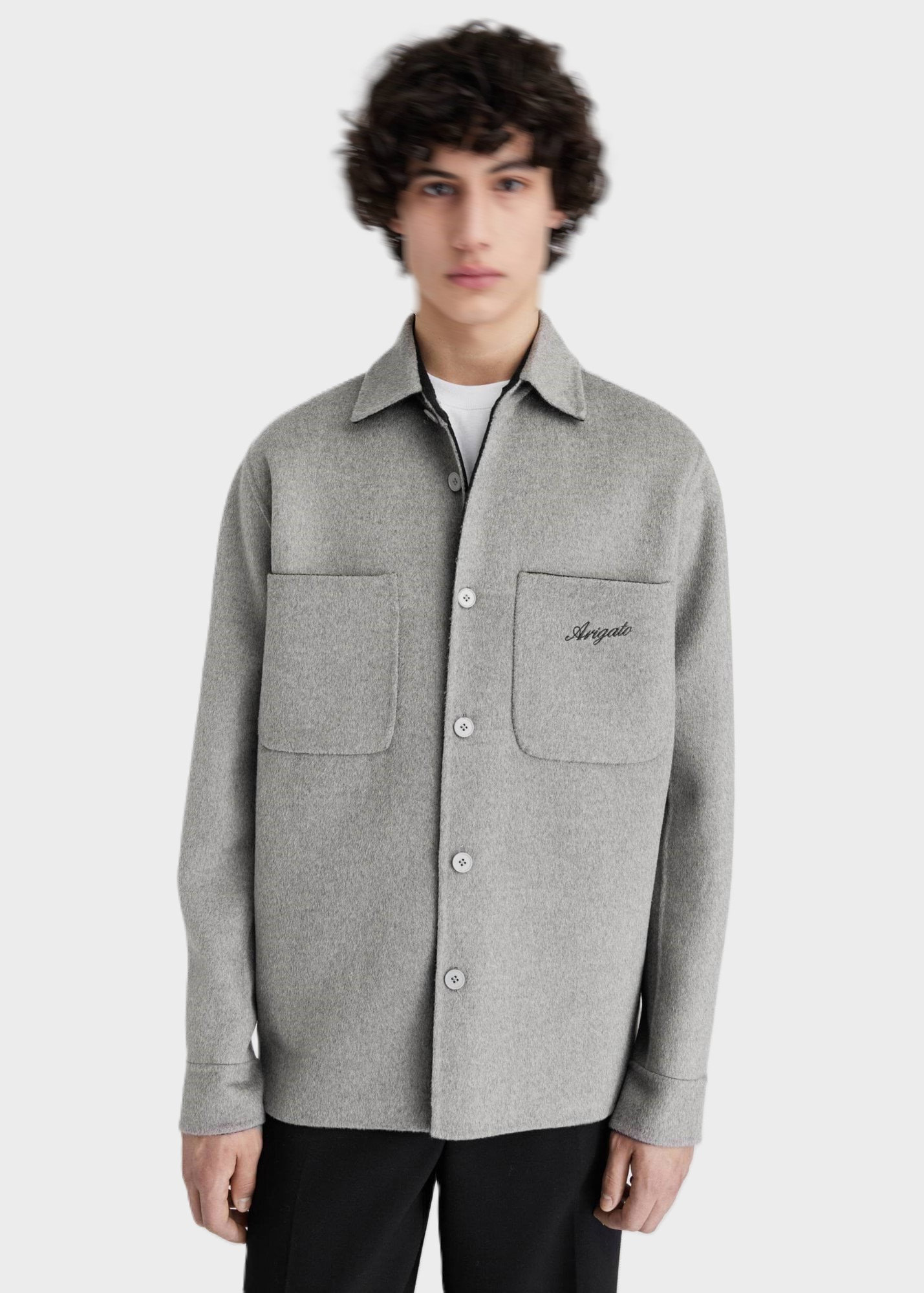 AXEL ARIGATO Index Overshirt in Grey