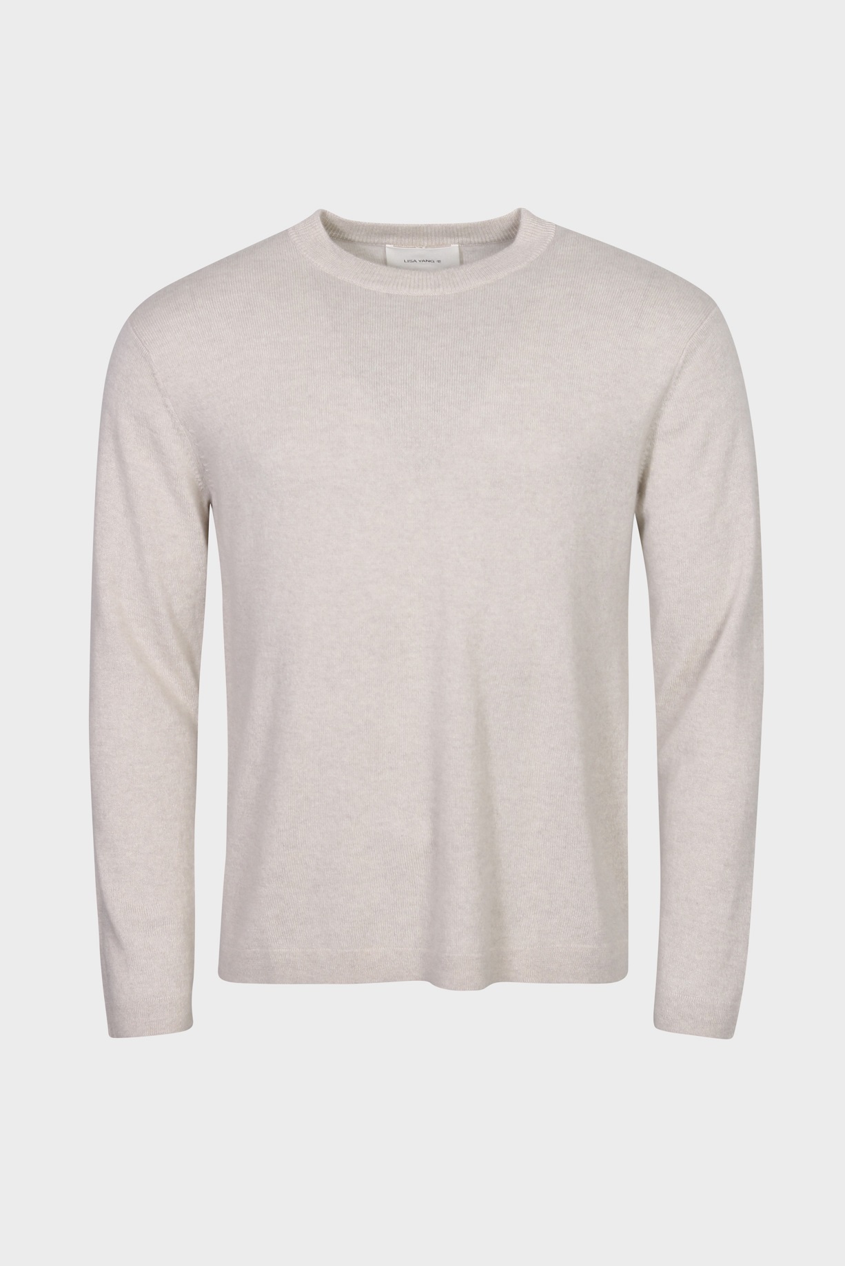 LISA YANG Mason Cashmere Sweater in Oyster