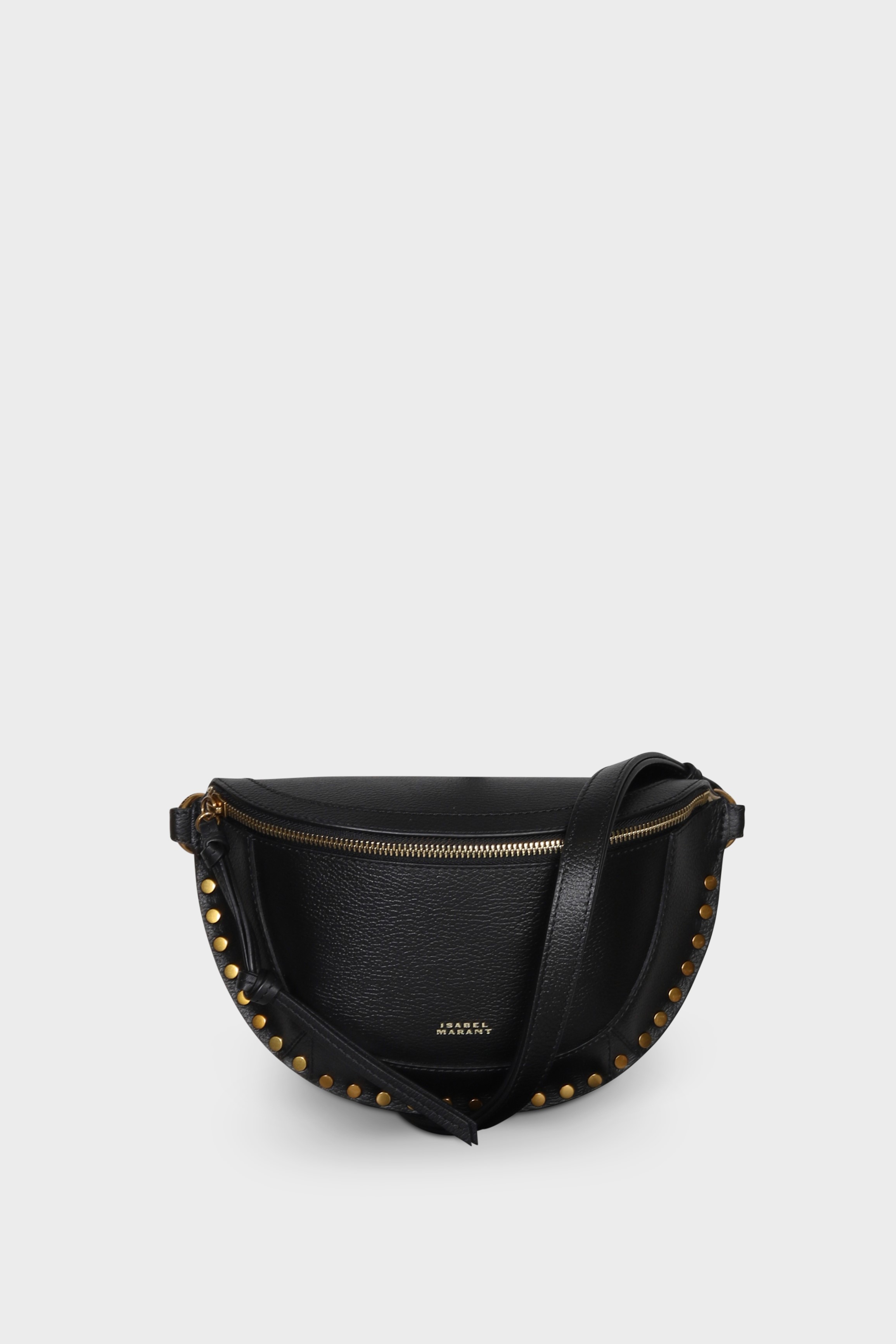 ISABEL MARANT Skano Fannypack in Black with Studs