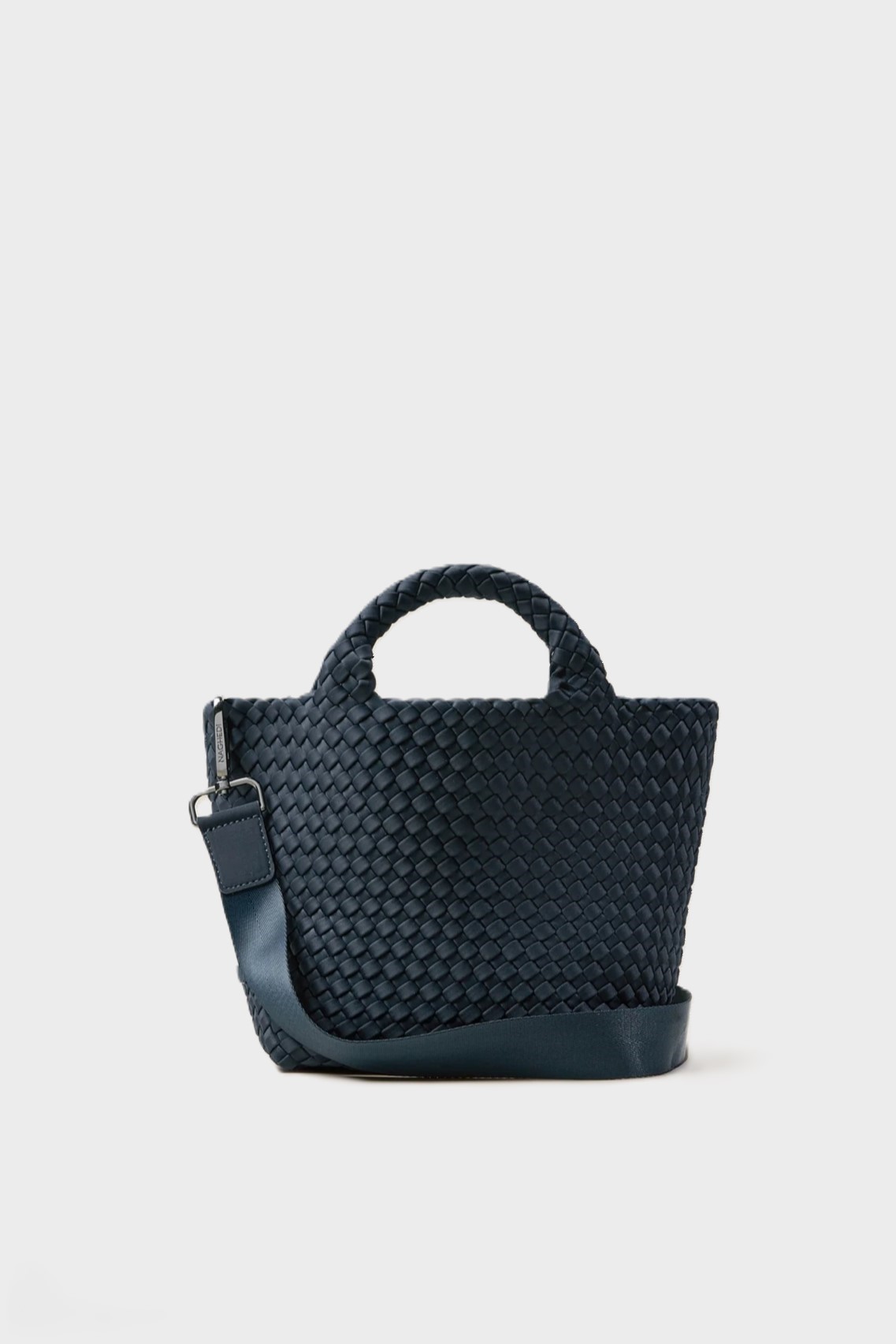 NAGHEDI Handwoven Small Tote St. Barth in Murano Blue