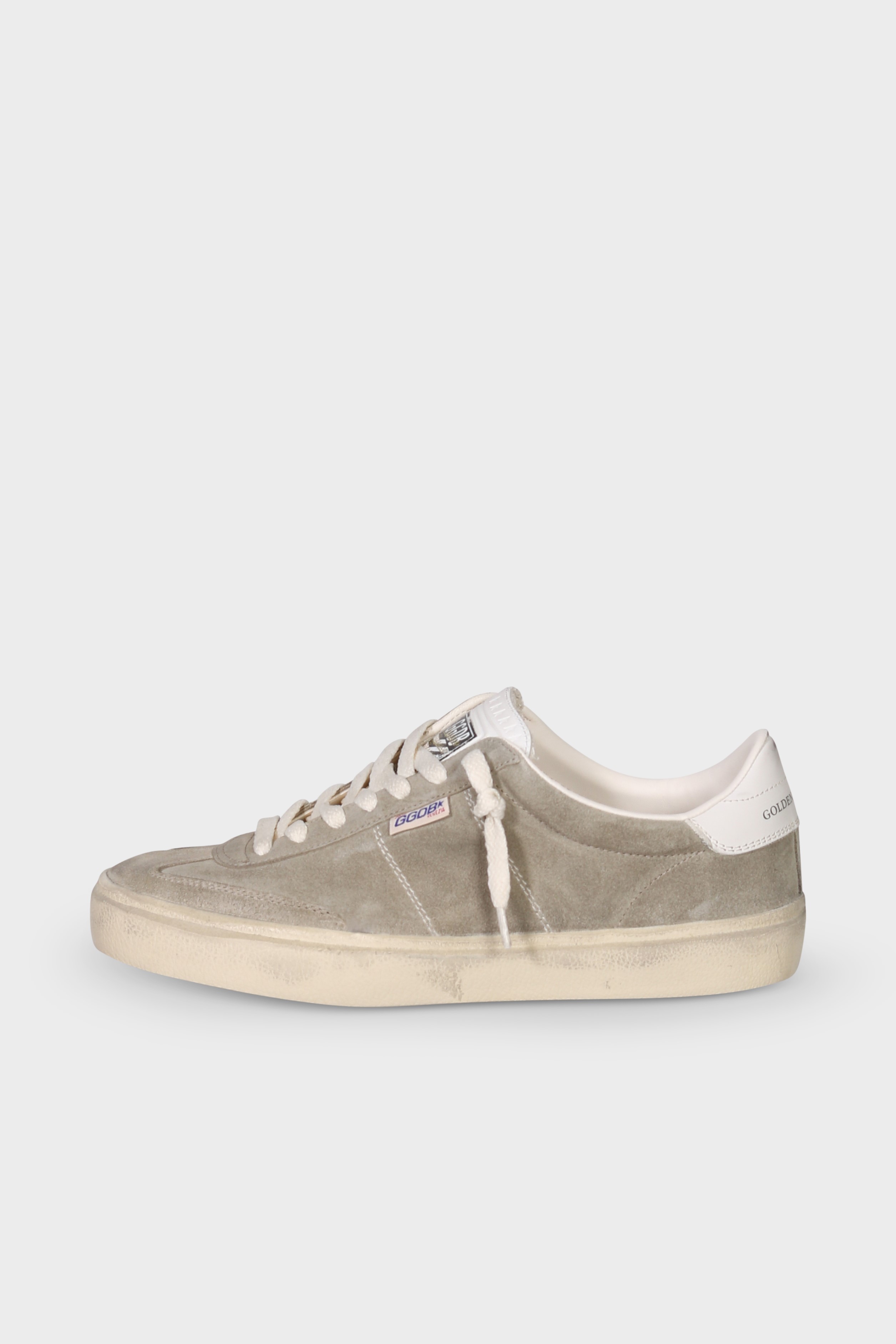 GOLDEN GOOSE Soul-Star Suede in Taupe/Milk