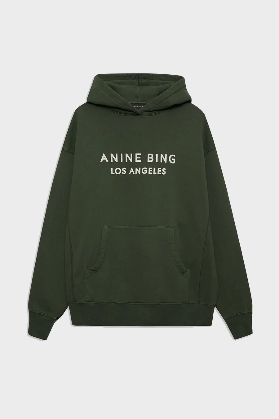 ANINE BING Alto Hoodie in Dark Olive