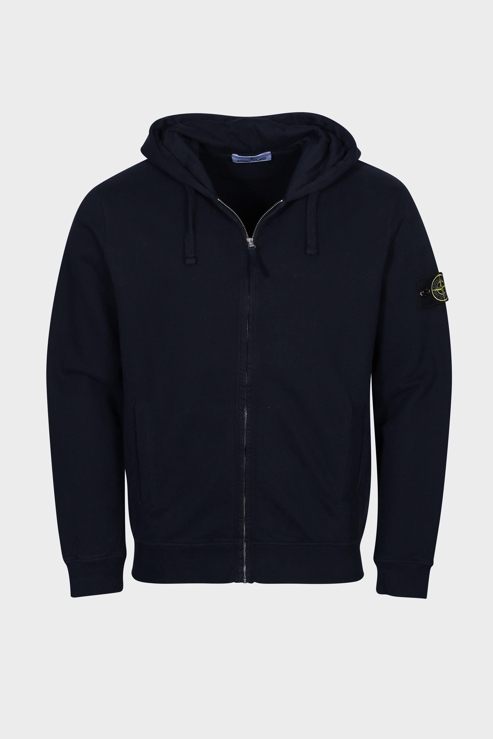 STONE ISLAND Zip Hoodie in Navy