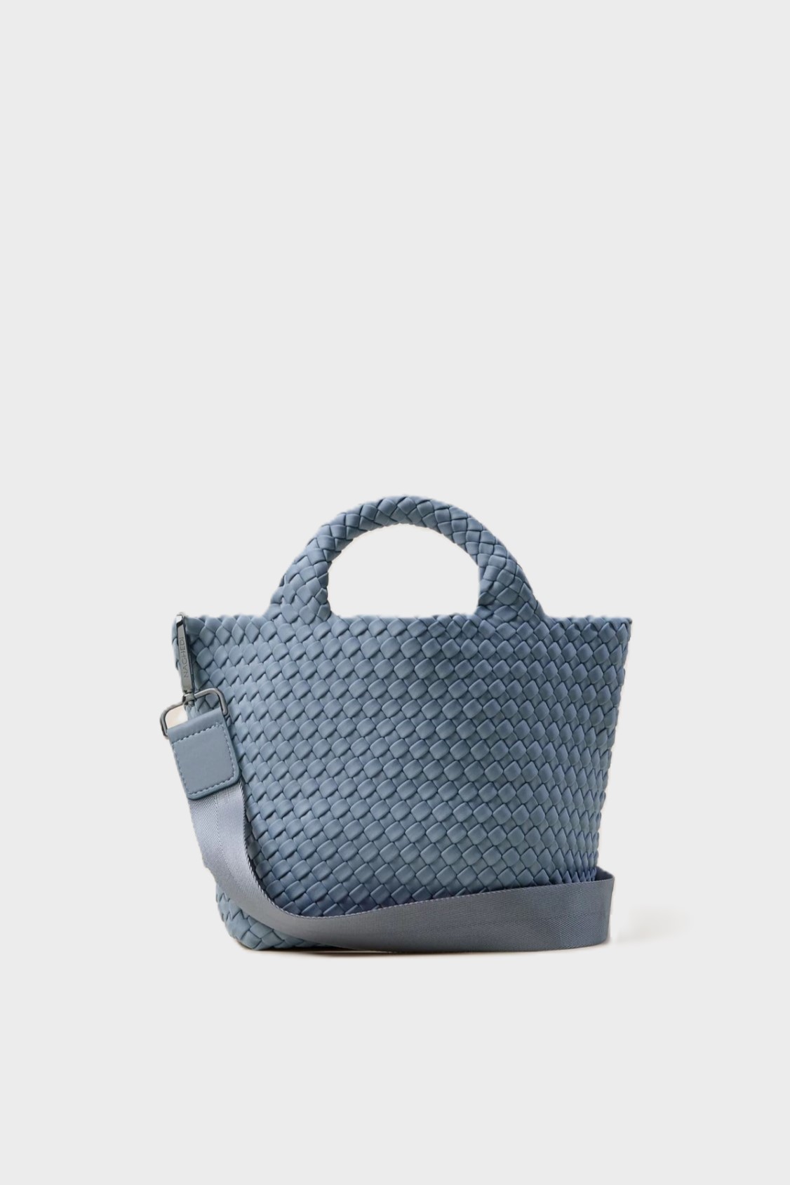 NAGHEDI Handwoven Small Tote St. Barth in Nova Blue