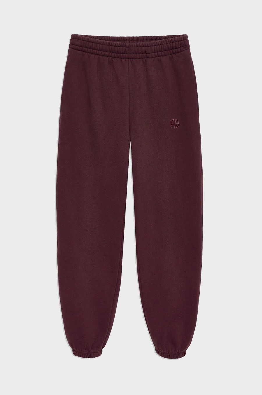 ANINE BING Karter Jogger in Dark Burgundy