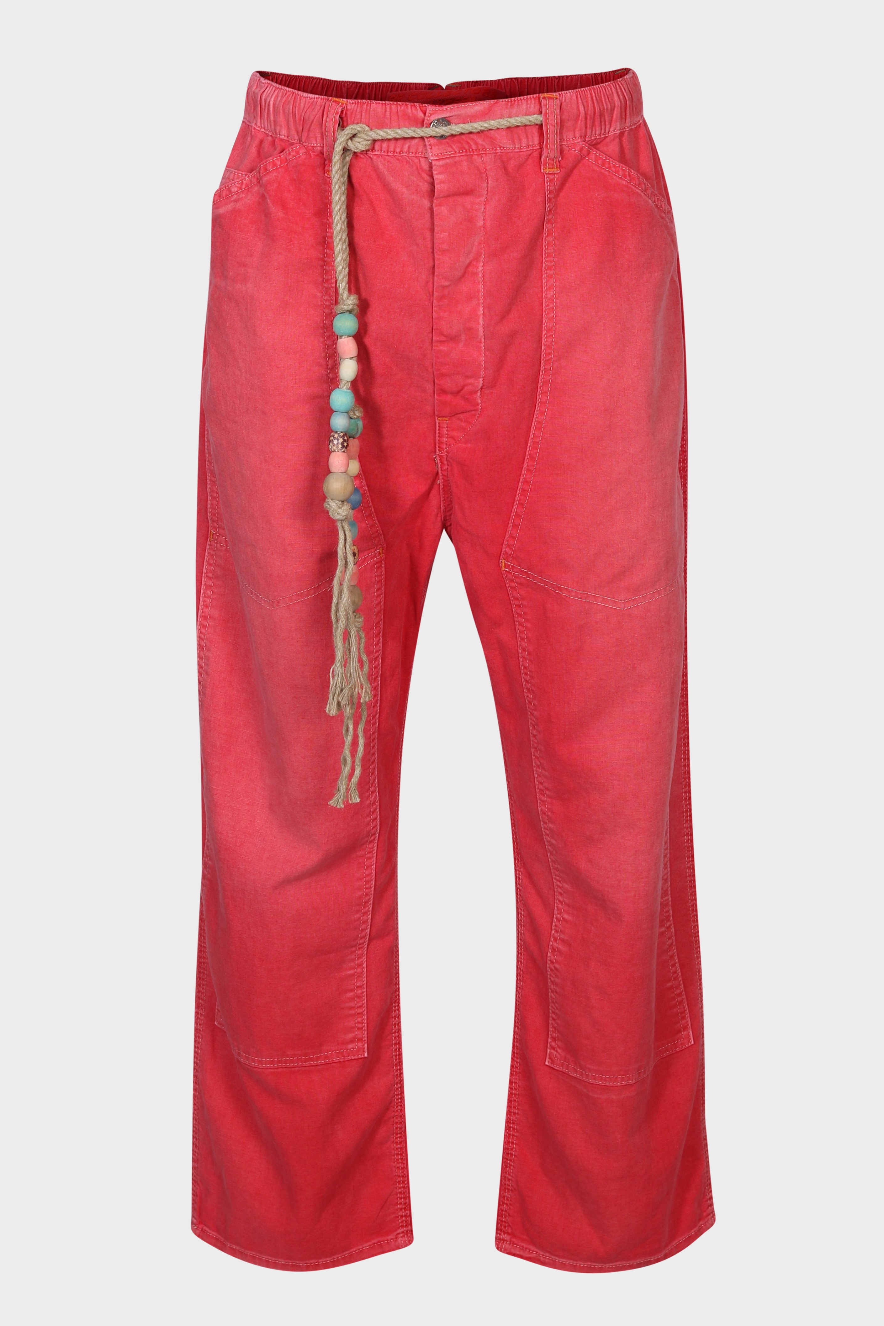 DR. COLLECTORS Carpenter Organic Cotton Sunfaded Red XS