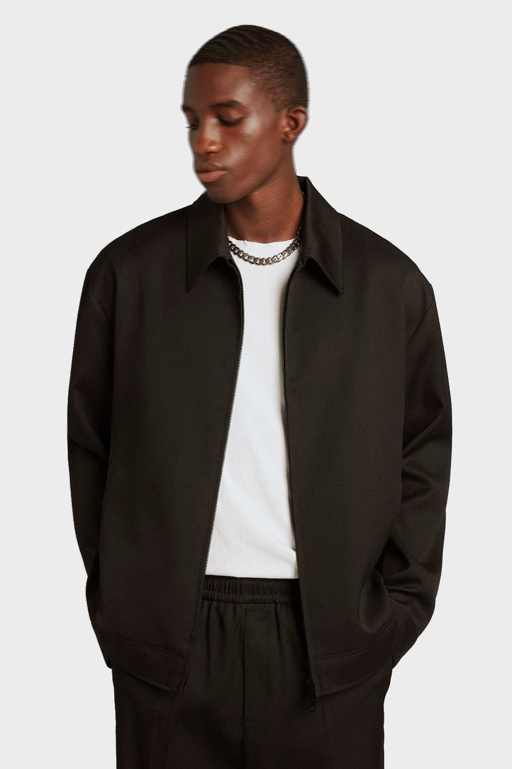 GOLDEN GOOSE Coach Jacket Luther in Black