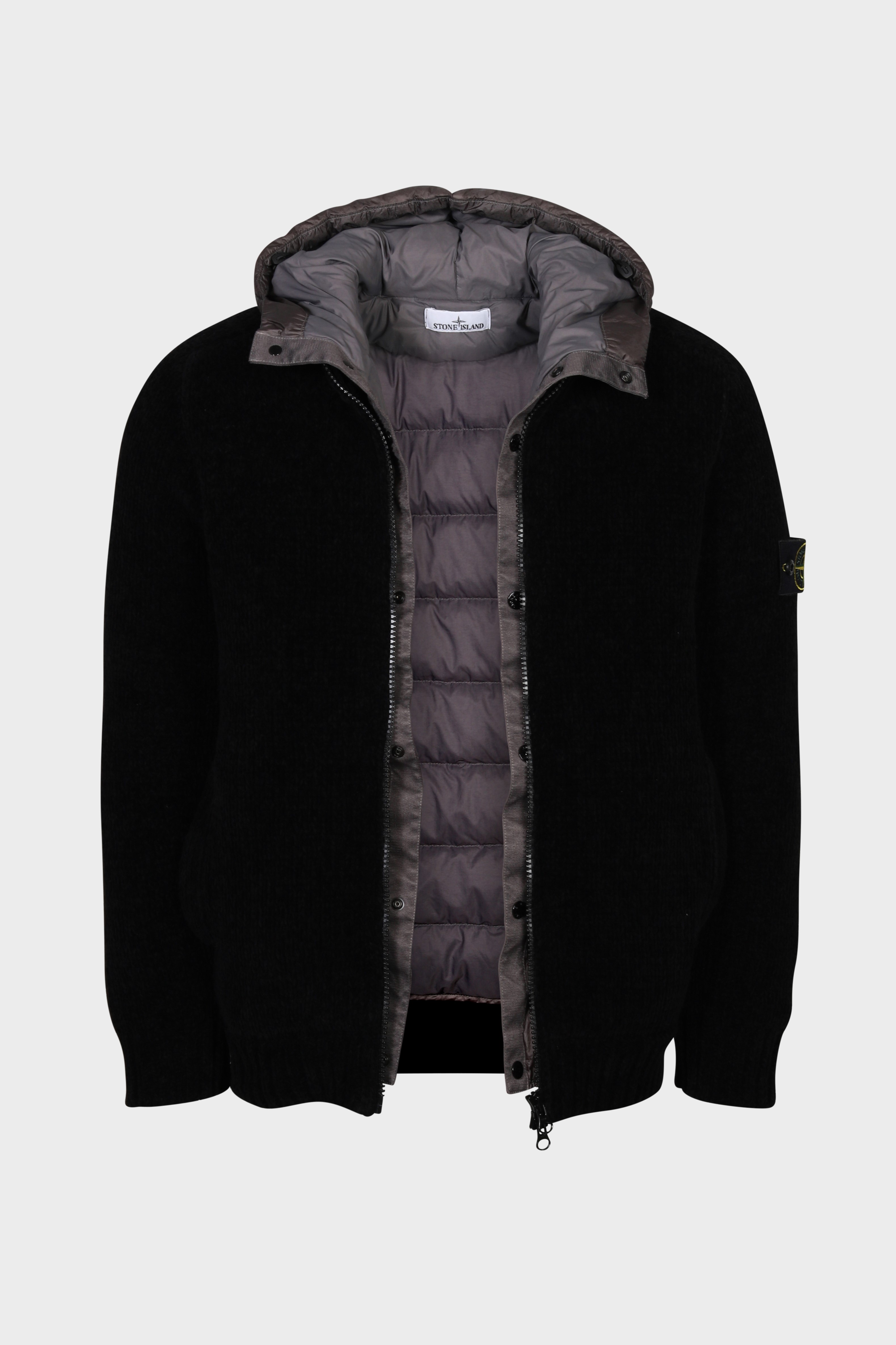 STONE ISLAND Chenille 2in1 Jacket in Black