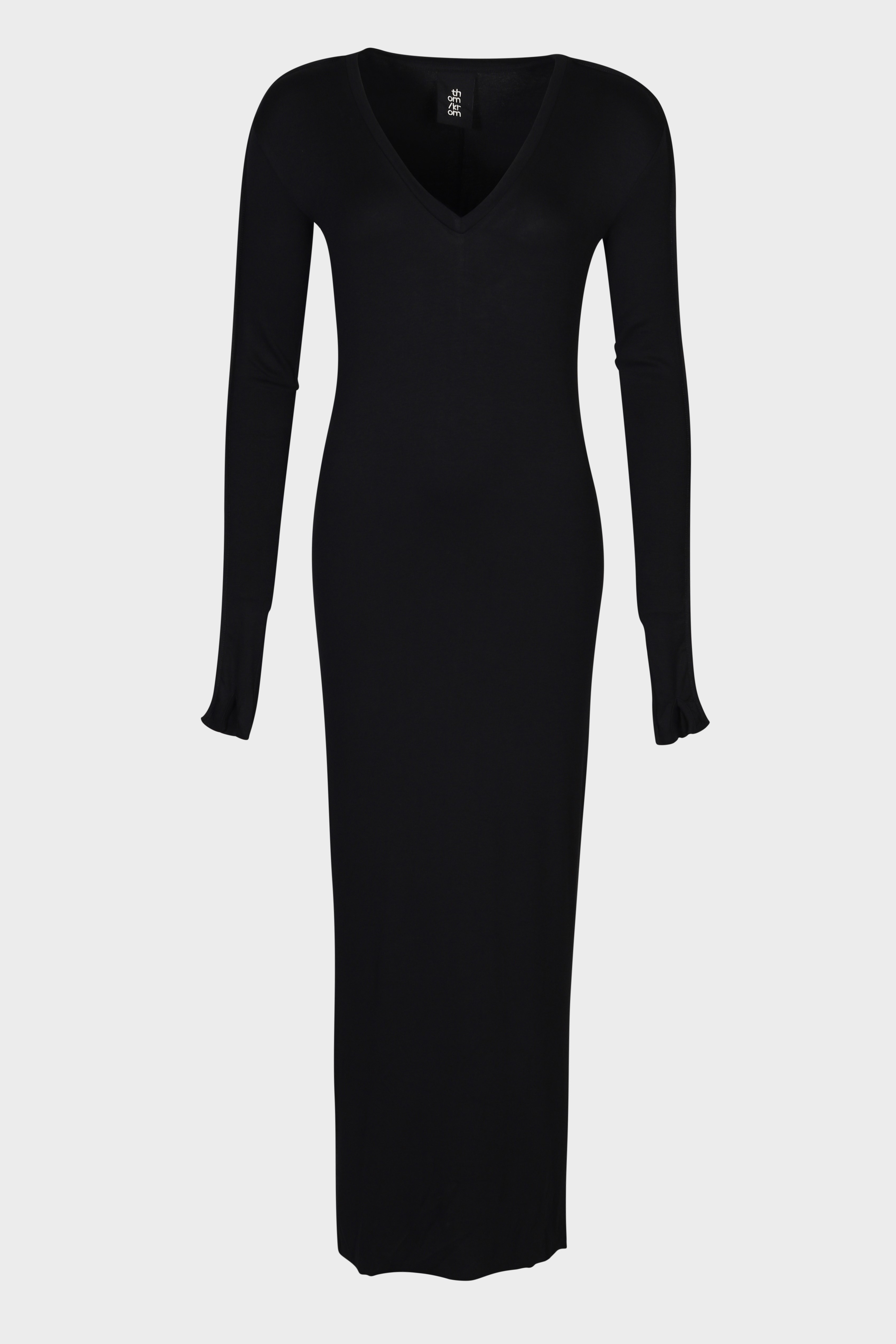 THOM KROM V-Neck Dress in Black