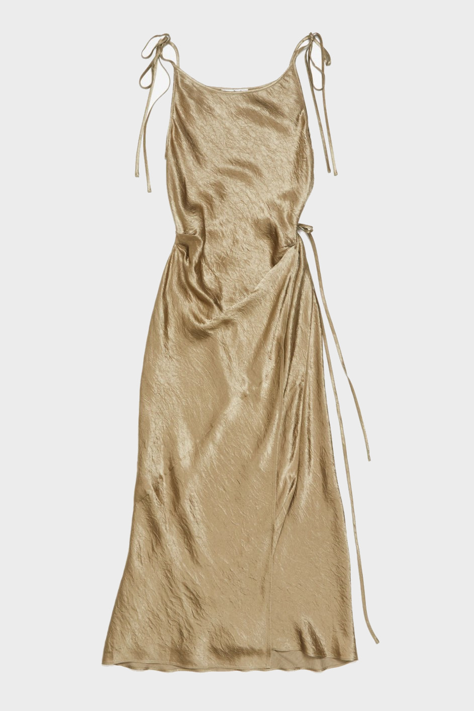 ACNE STUDIOS Tank Dress in Gold