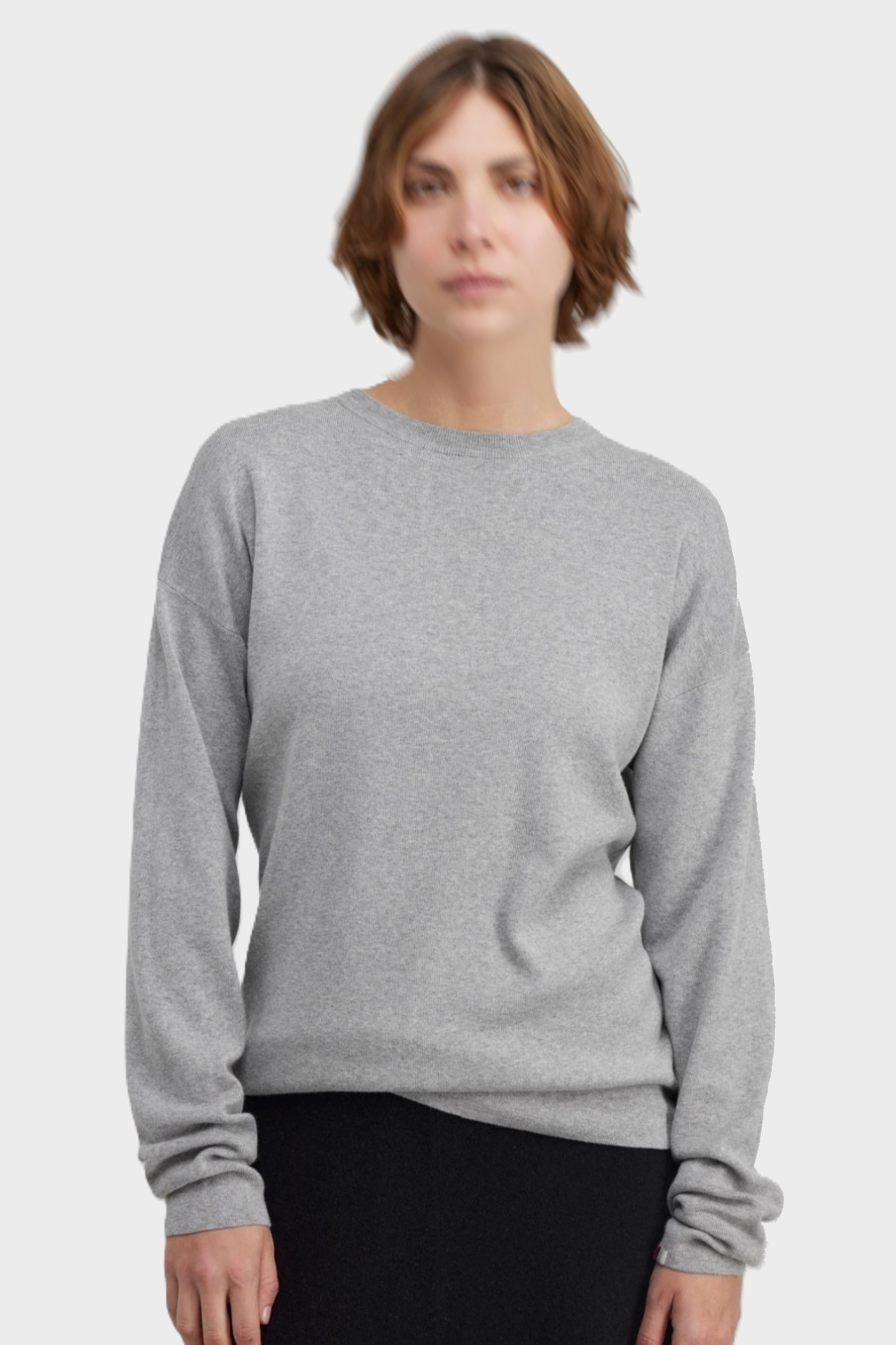 EXTREME CASHMERE Sweater N°393 Bravo in Grey