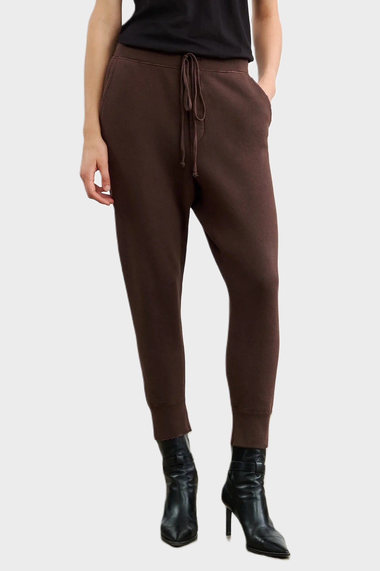 NILI LOTAN Nolan Sweatpant in Cocoa