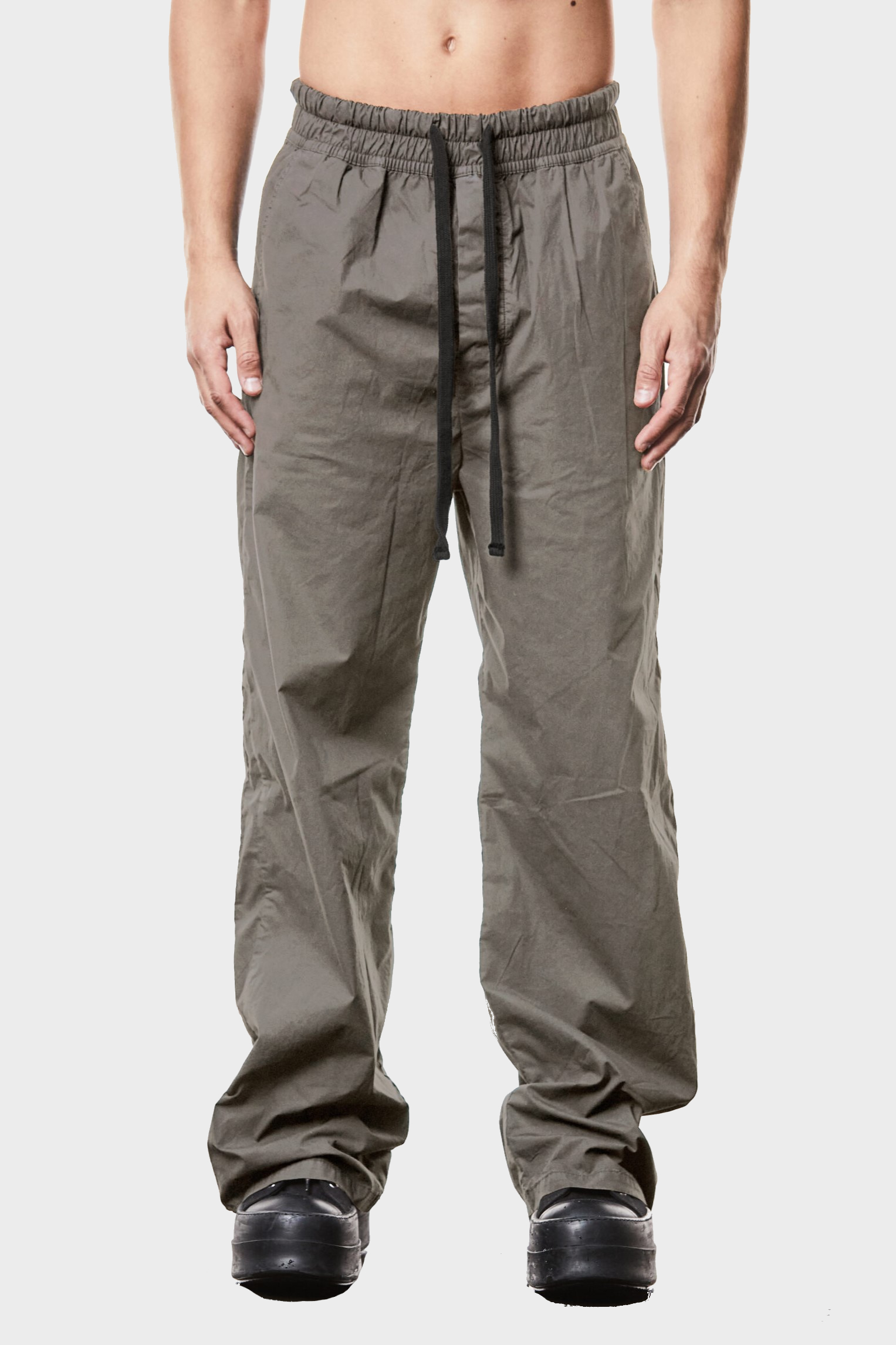 THOM KROM Wide Leg Pant in Taupe