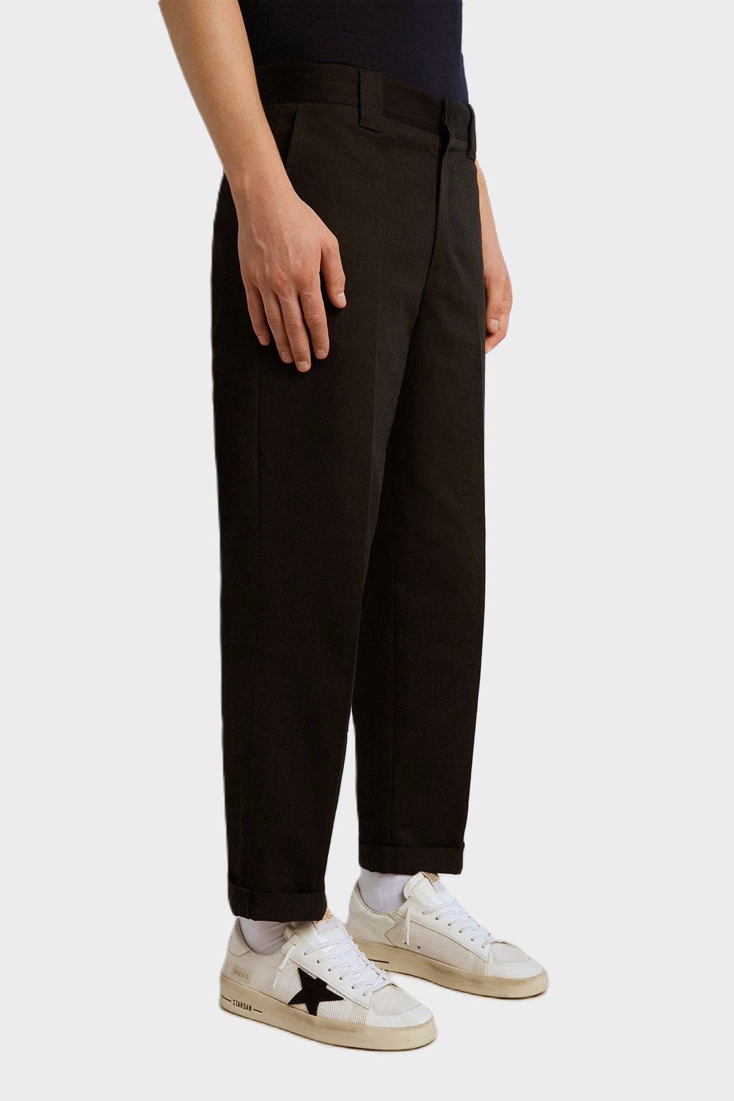 GOLDEN GOOSE Chino Skate Pants in Black