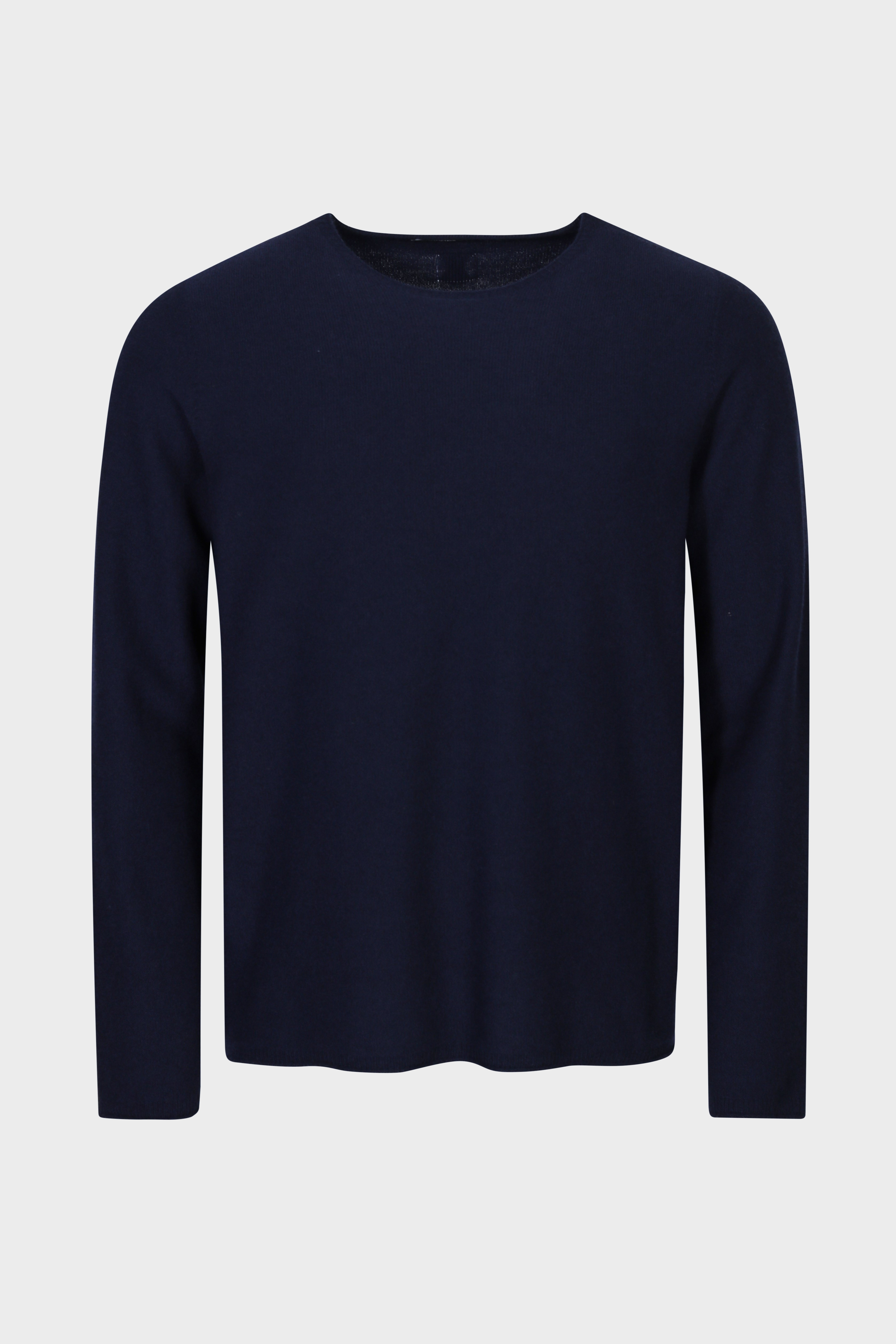 HANNES ROETHER Light Knit Pullover in Navy