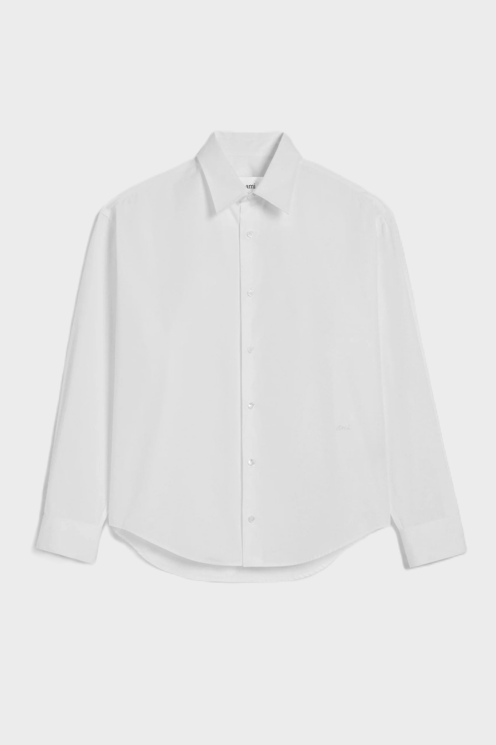 AMI PARIS Chemise Oversize Boxy Fit Shirt in White