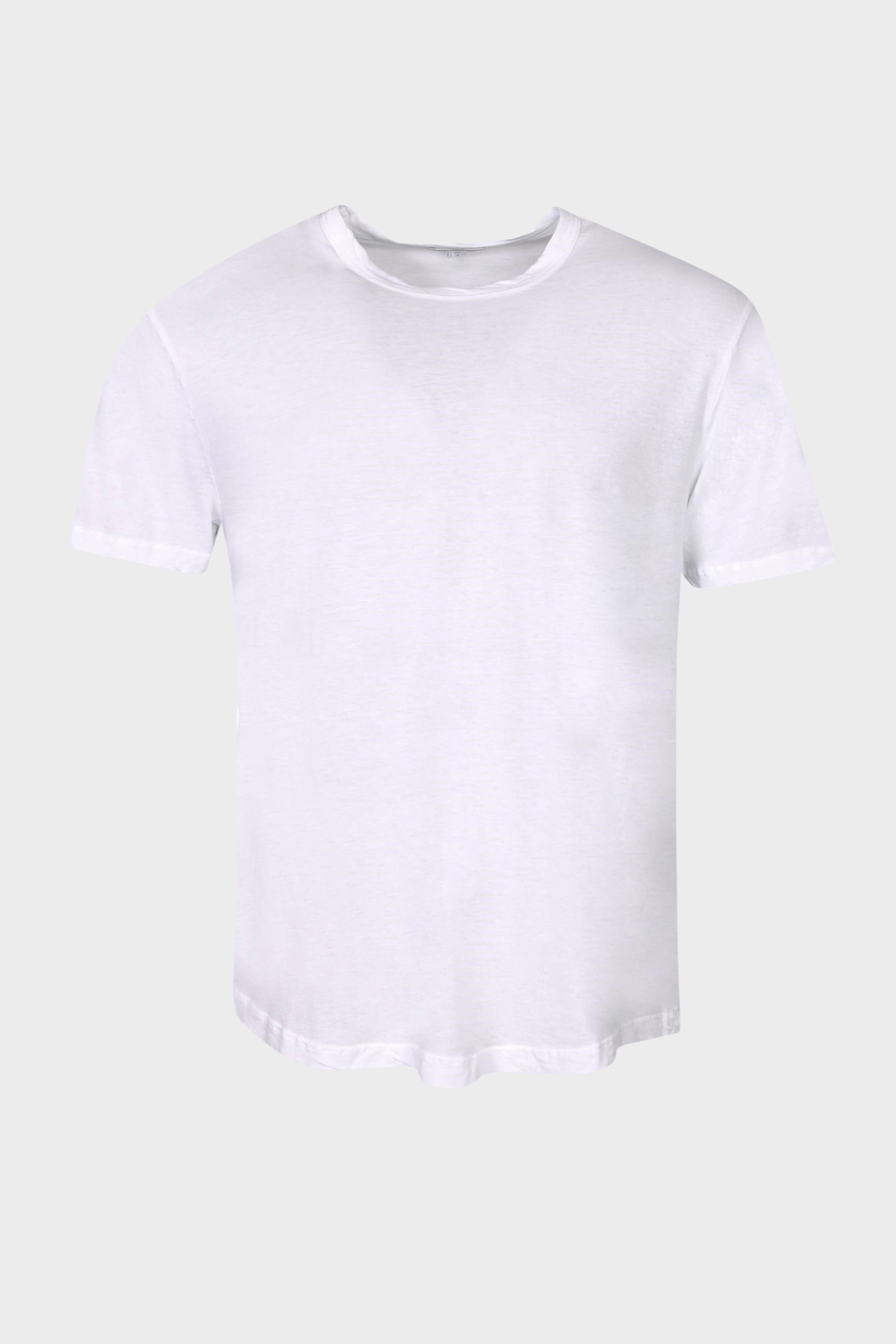 James Perse Clear Jersey Crew Neck in White S/1