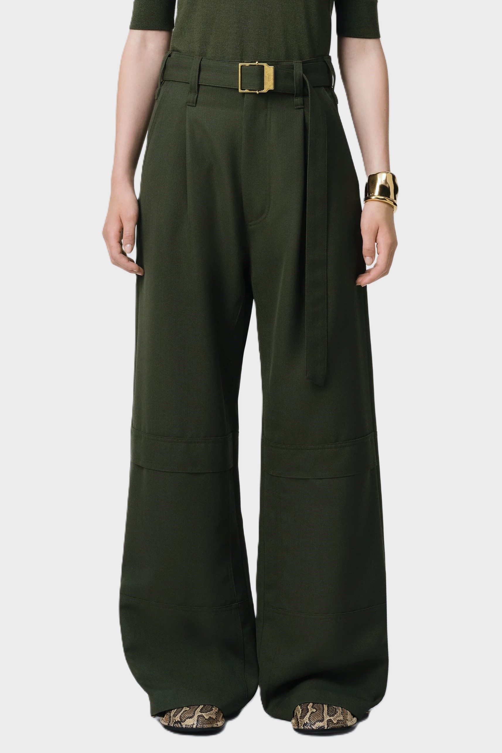 AMI PARIS Cargo Trouser in Loden