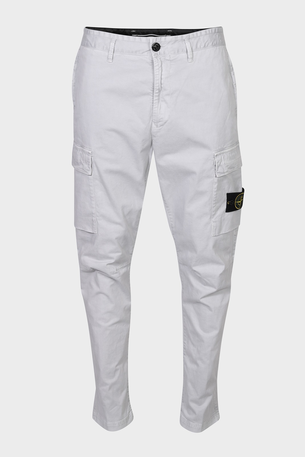 STONE ISLAND Cargo Pant in Washed Light Grey