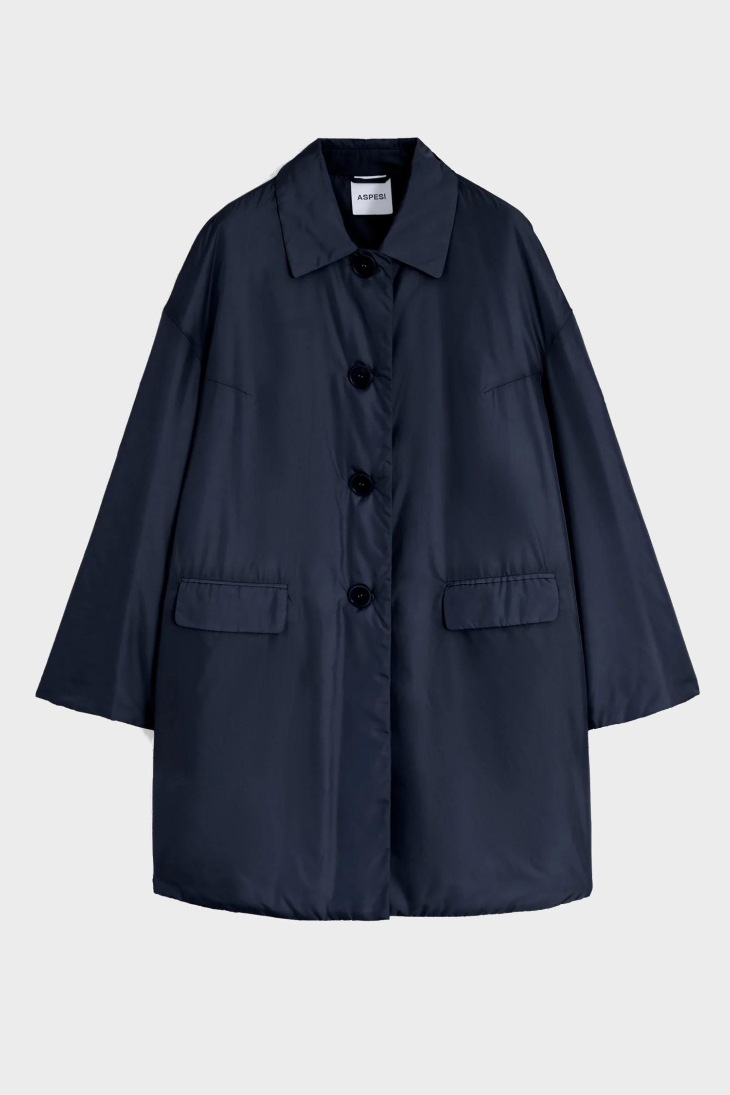 ASPESI Soft Padded Coat Teena in Navy