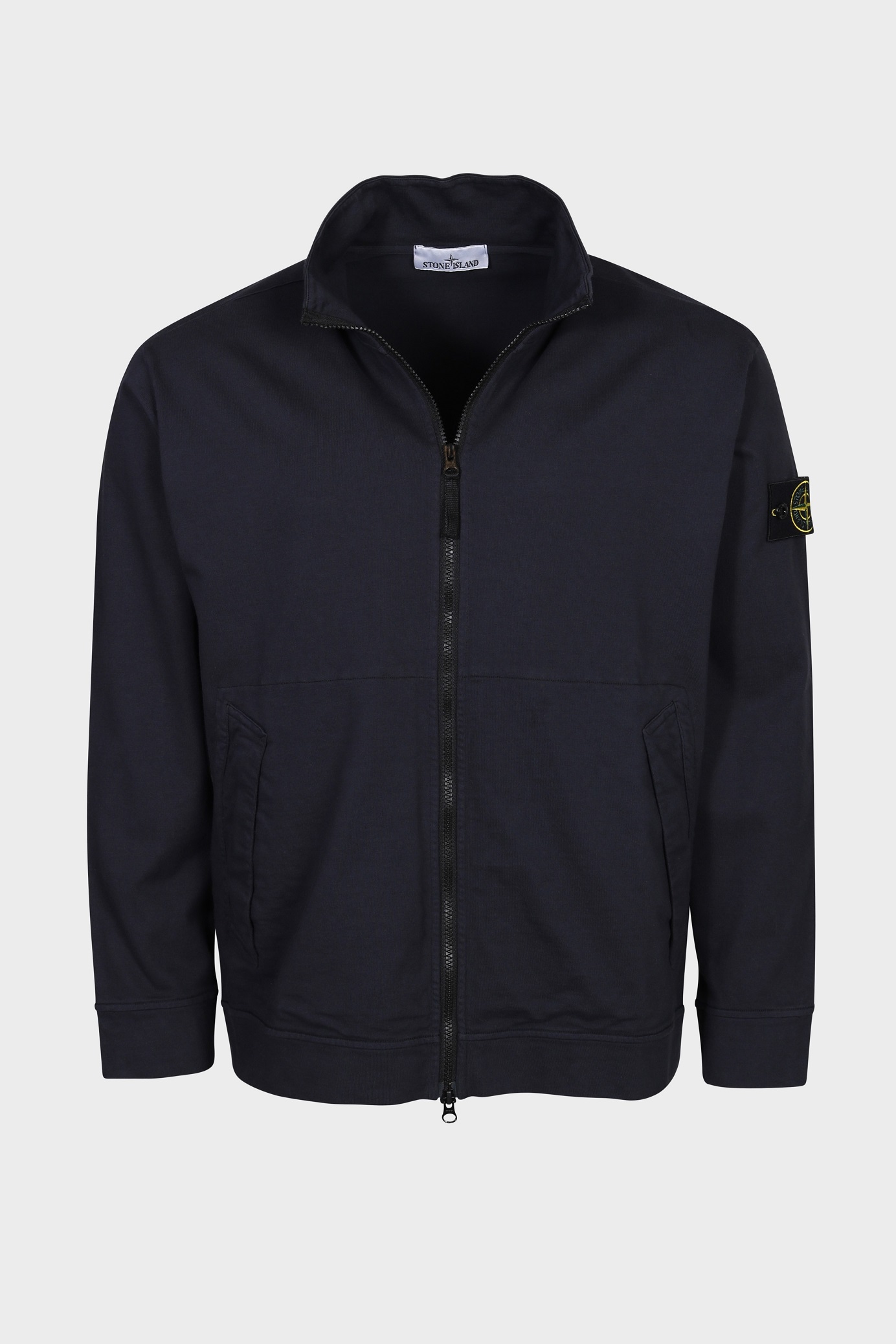 STONE ISLAND Zip Sweatshirt in Navy