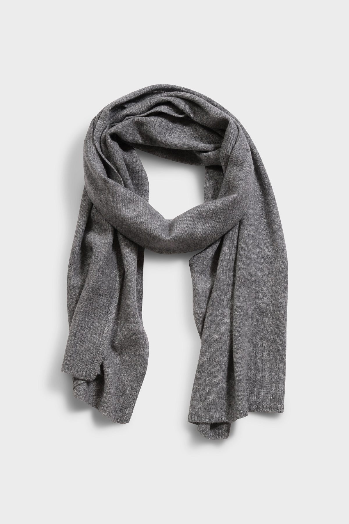 ABSOLUT CASHMERE Scarf in Dark Heather Grey