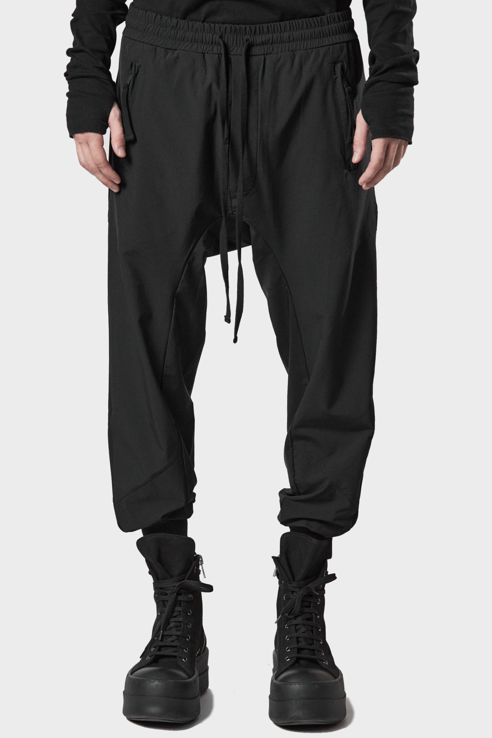 THOM KROM Nylon Pant in Black