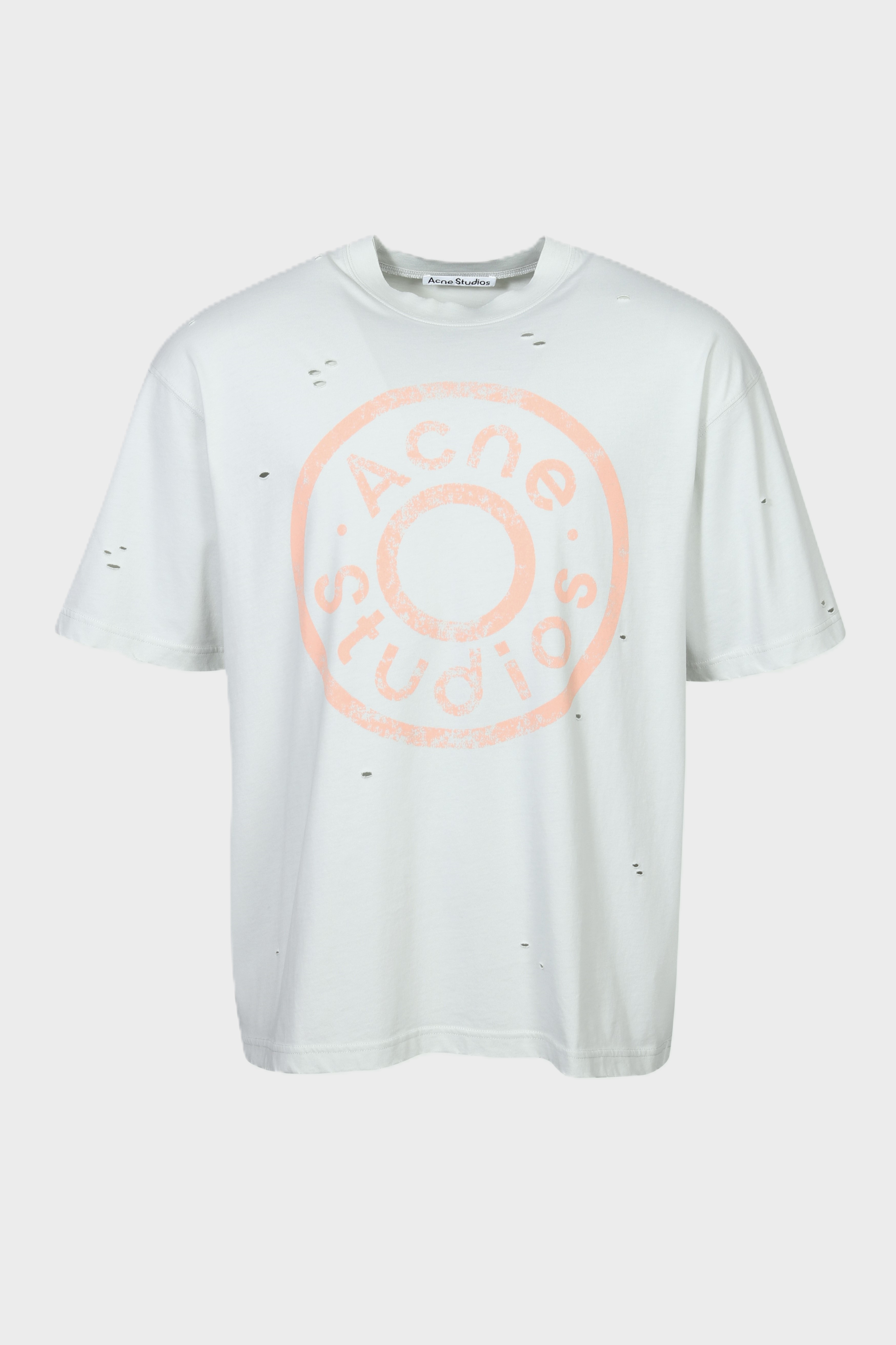 ACNE STUDIOS Logo T-Shirt in Ice Blue