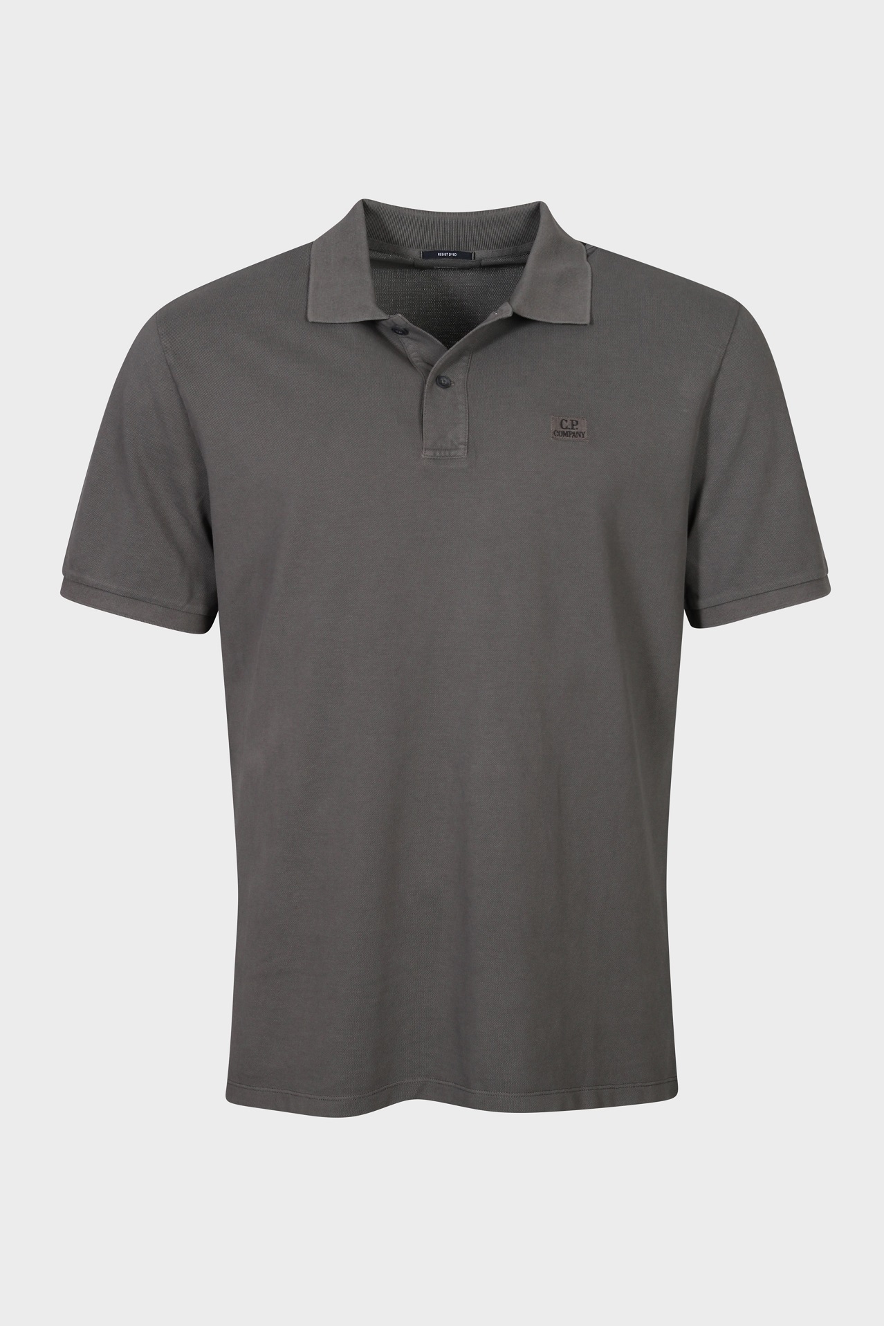 C.P. COMPANY Piquet Polo Shirt in Smoked Pear