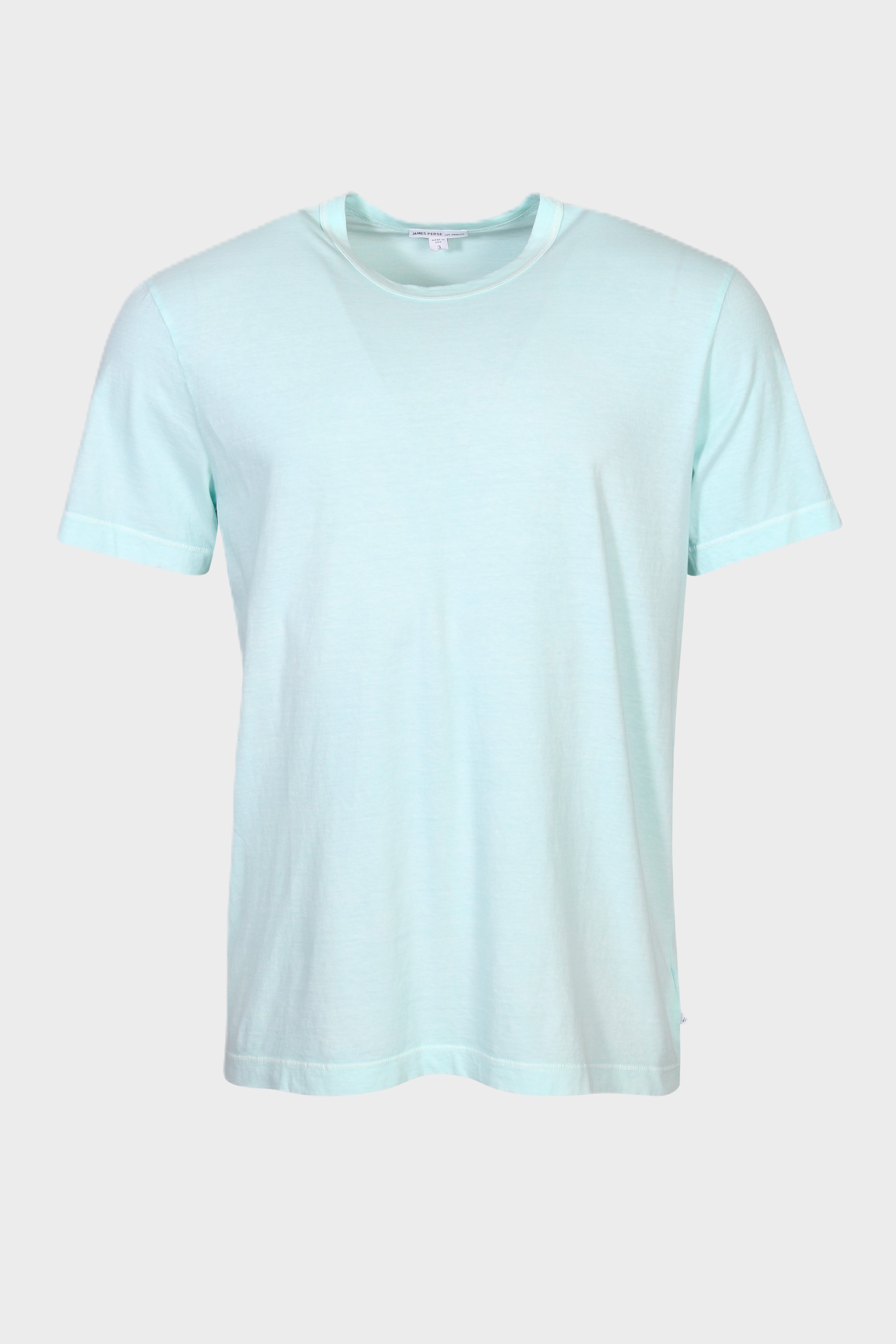 JAMES PERSE Crewneck T-Shirt in Washed Light Blue